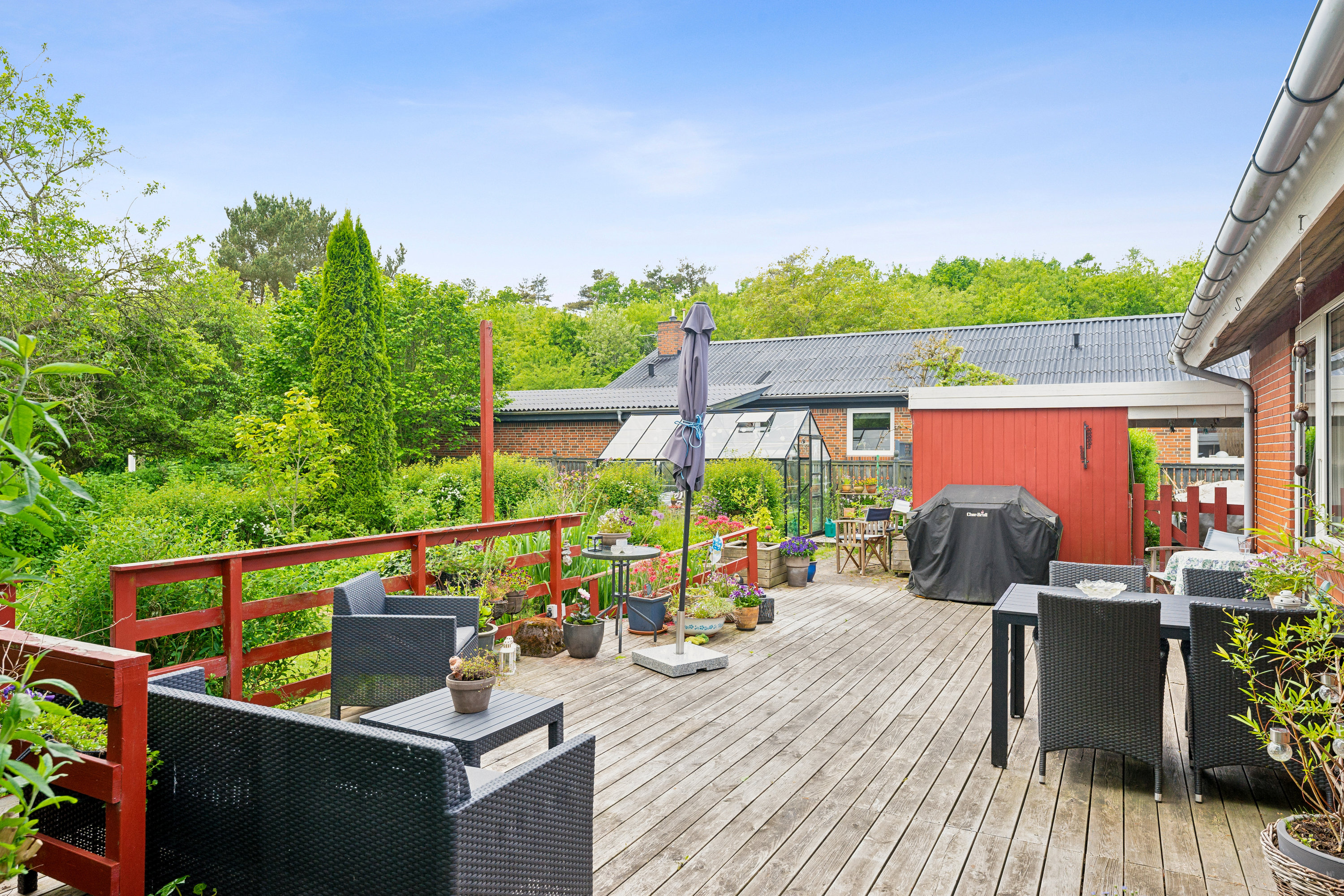 Miniaturebillede 1: terrasse. Billede af Dalsvinget 13, Ø Tørslev, 8983 Gjerlev J