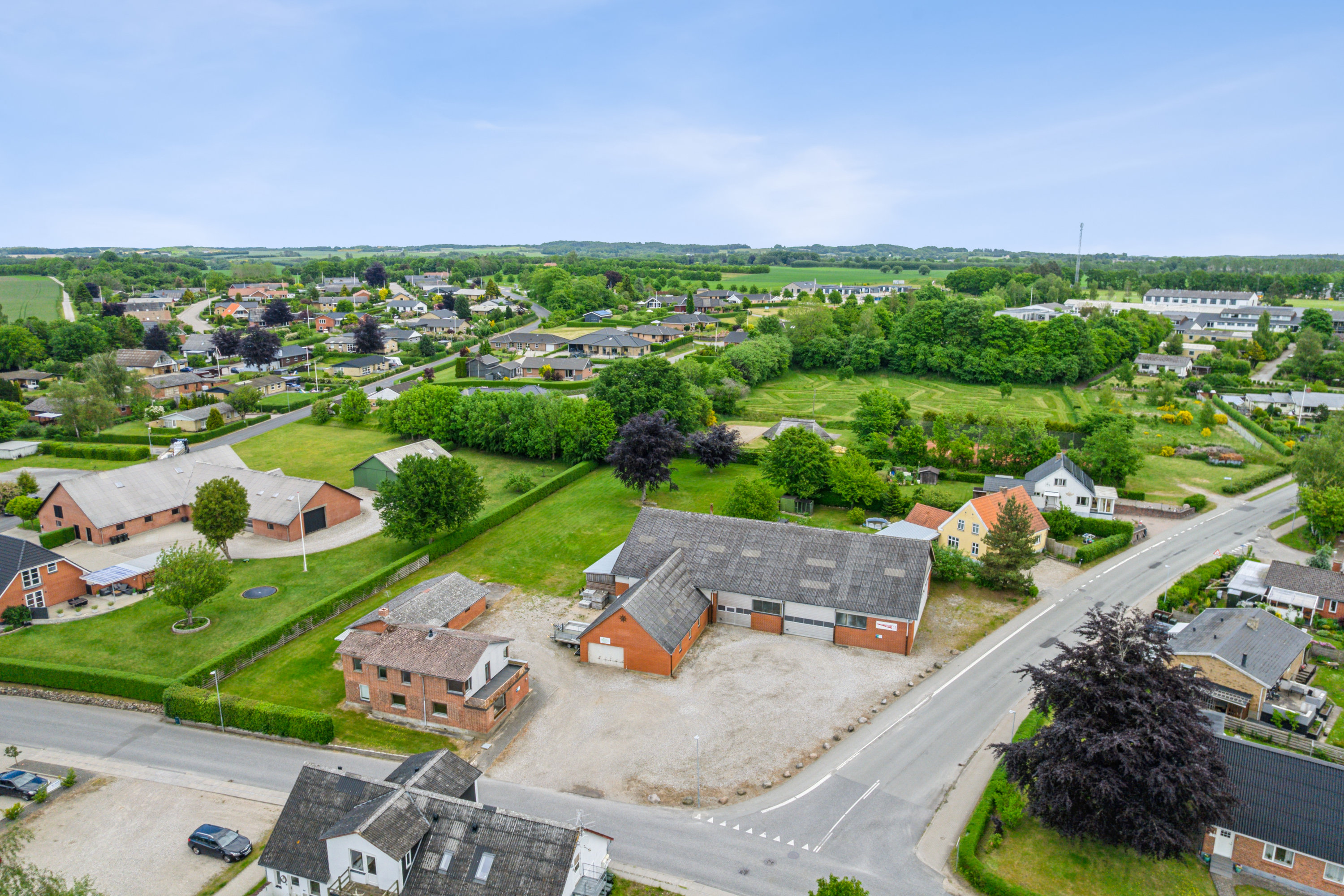 Miniaturebillede 2: luftfoto. Billede af Åbrovej 28, 8586 Ørum Djurs