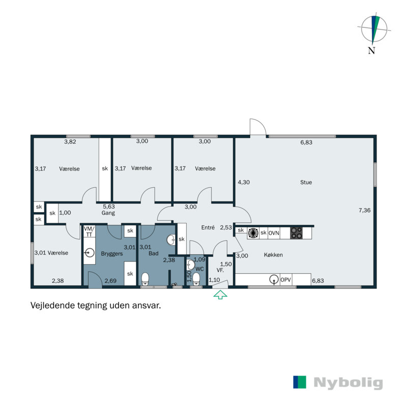 Plantegninger billede af Søndre Fovrfeldvej 9, 6710 Esbjerg V