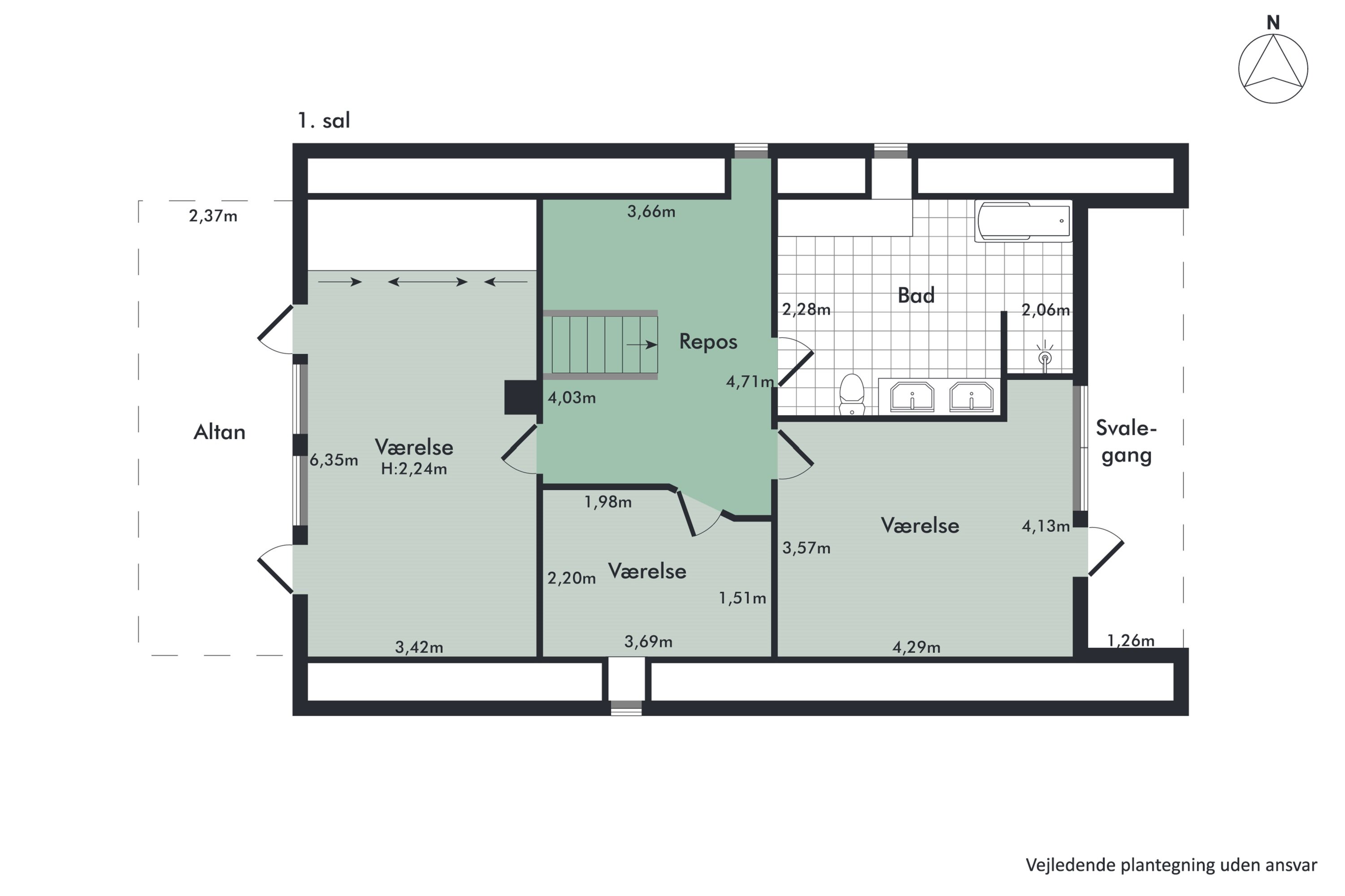 Plantegninger billede af Buen 2, 7840 Højslev