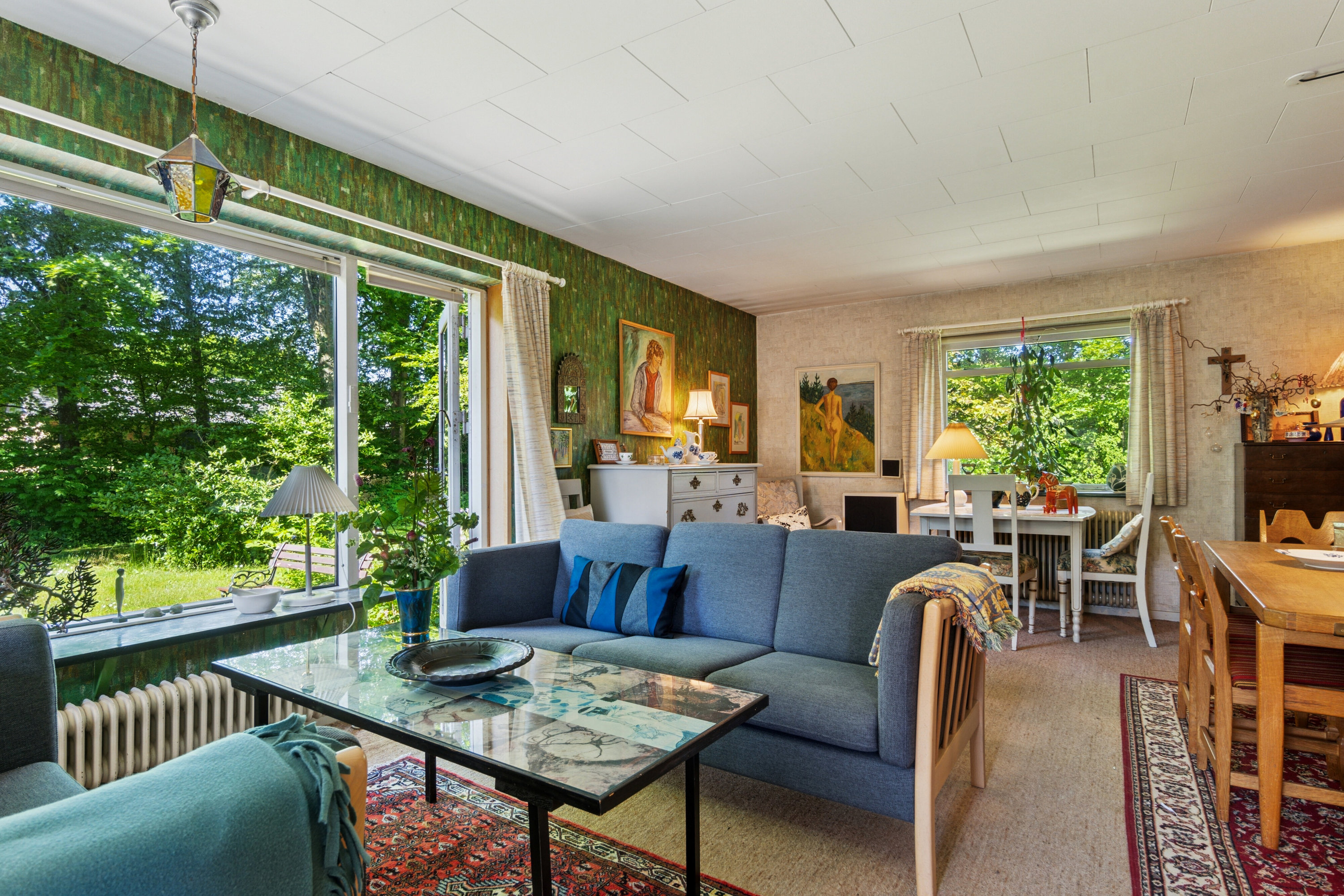 Fremhævet stue billede i fuldskærmstilstand. Billede af Siriusvej 4, Uglev, 7790 Thyholm