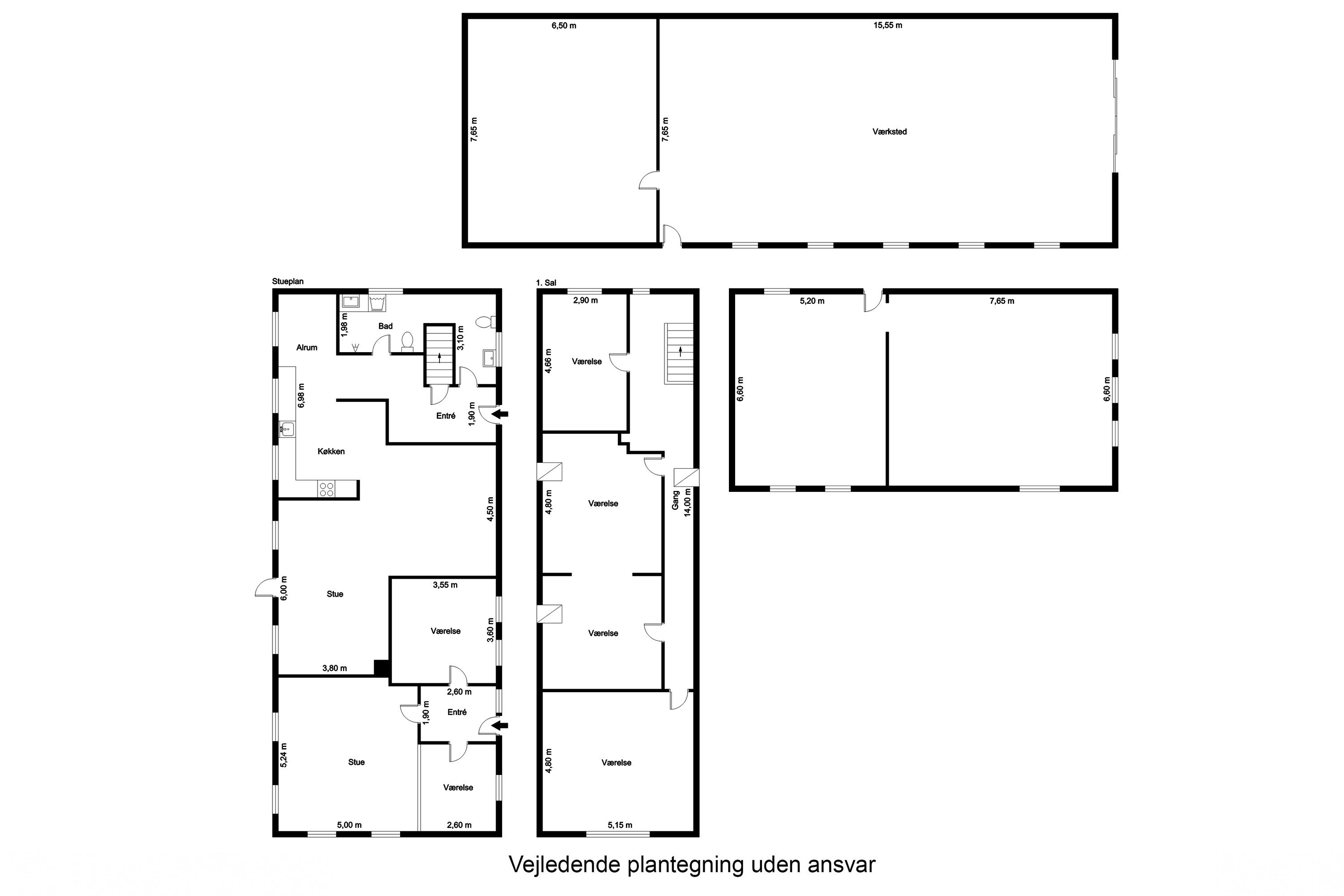 Plantegninger billede af Storegade 59, Pindstrup, 8550 Ryomgård