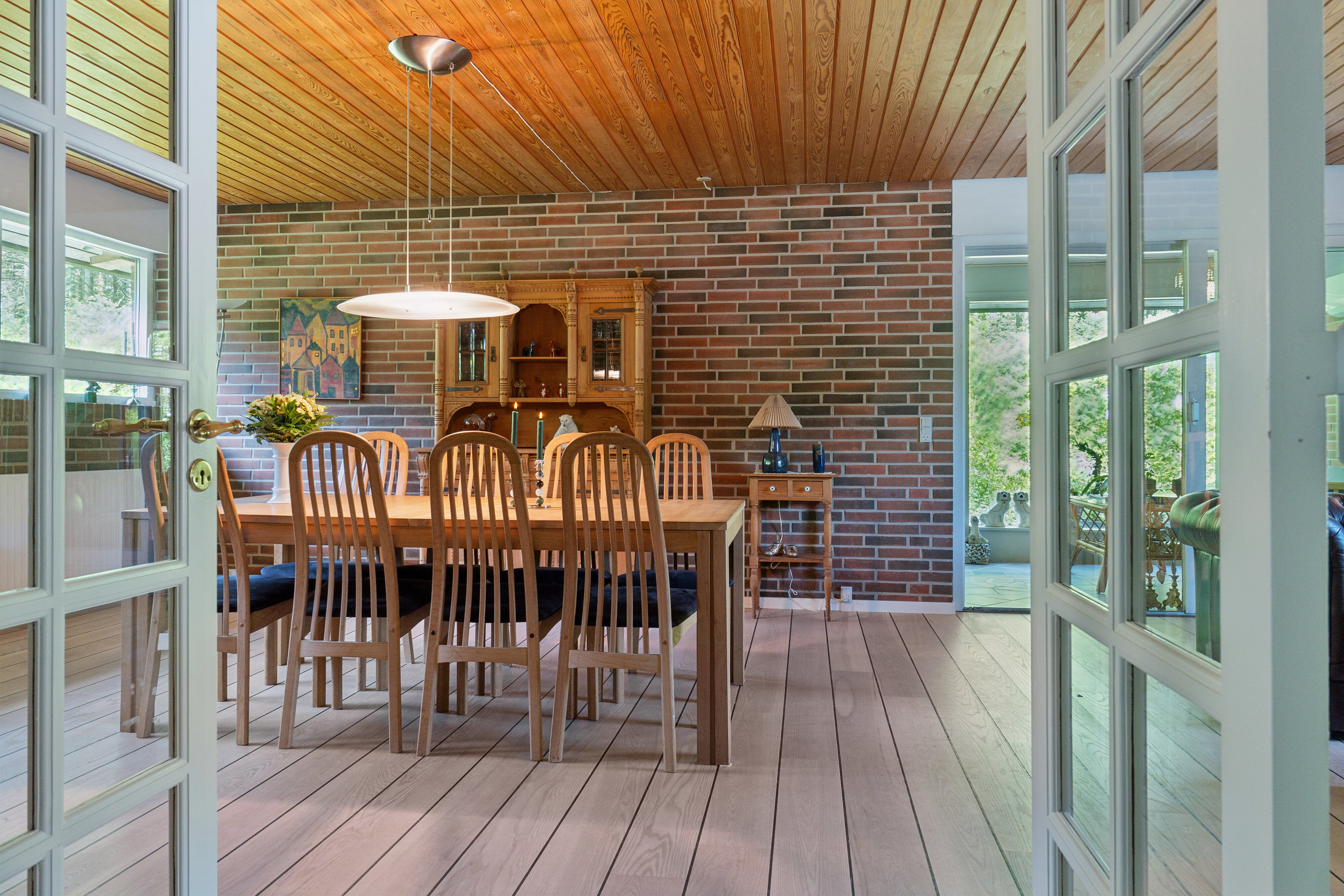 Fremhævet spisestue billede i fuldskærmstilstand. Billede af Dalgårdsvej 9, 9870 Sindal