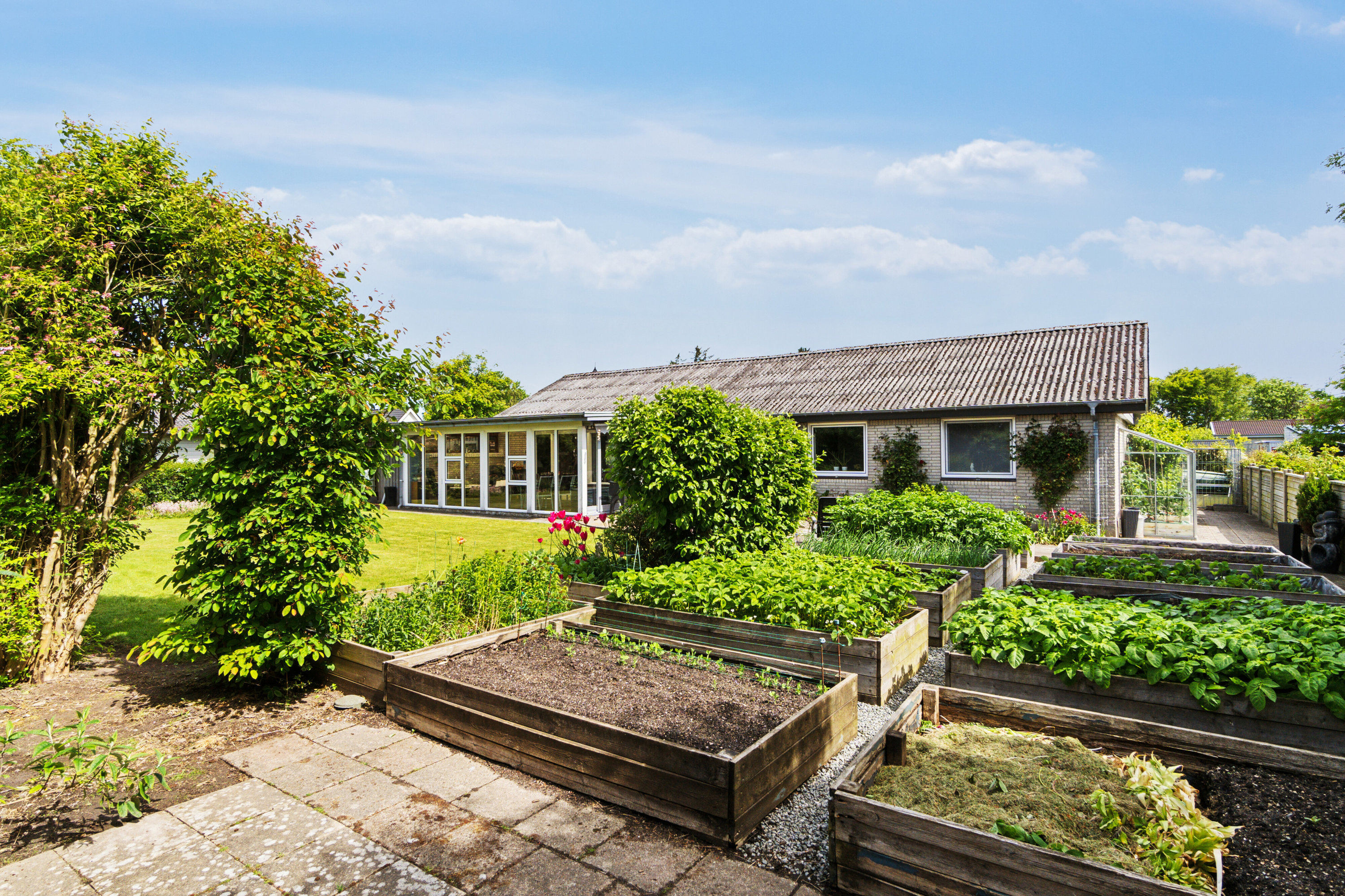 Fremhævet udendørs billede i fuldskærmstilstand. Billede af Degnevænget 12, Koldby, 7752 Snedsted