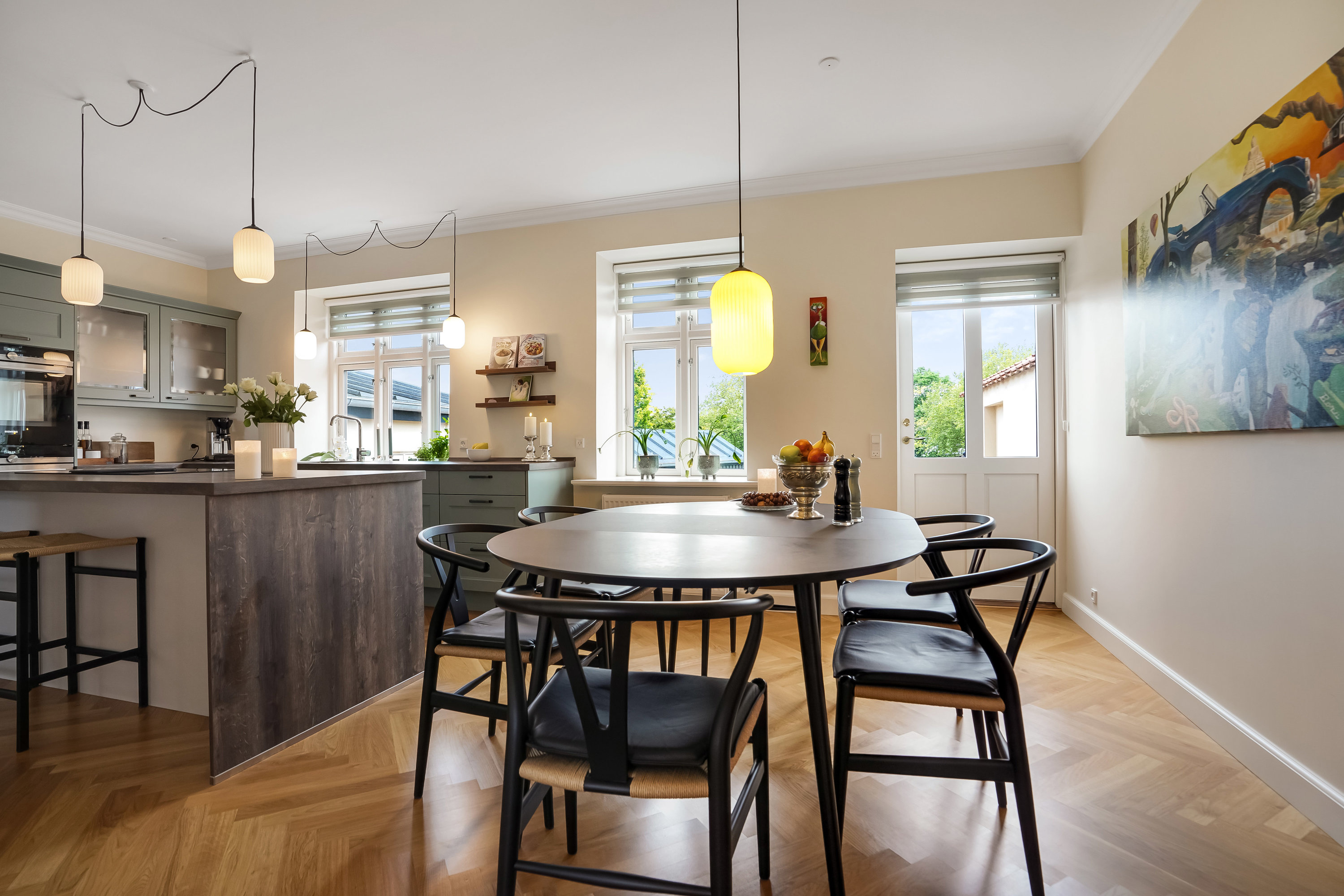 Fremhævet køkken billede i fuldskærmstilstand. Billede af Nygade 36, 5500 Middelfart