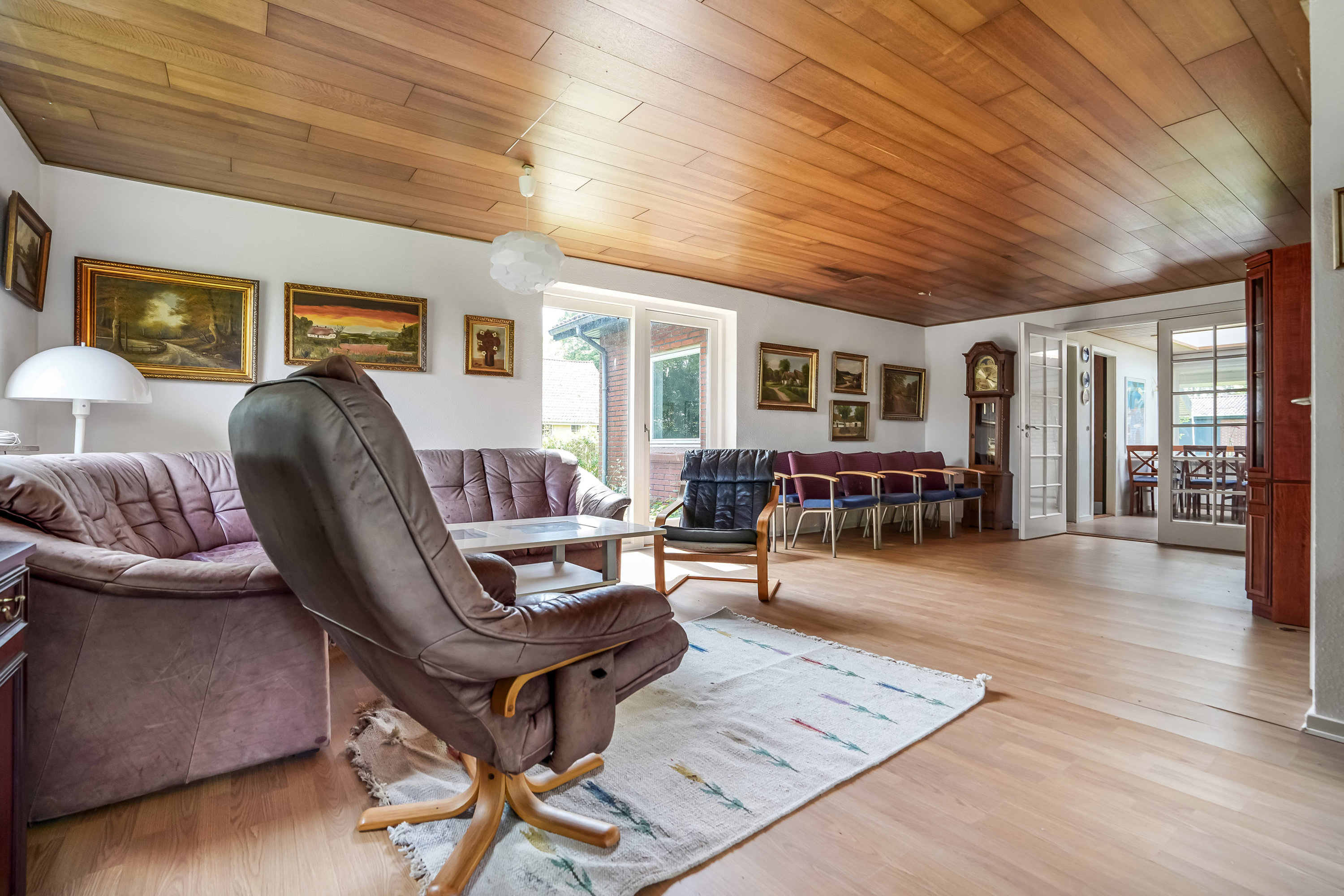 Fremhævet stue billede i fuldskærmstilstand. Billede af Horsensvej 52, Hornborg, 8762 Flemming