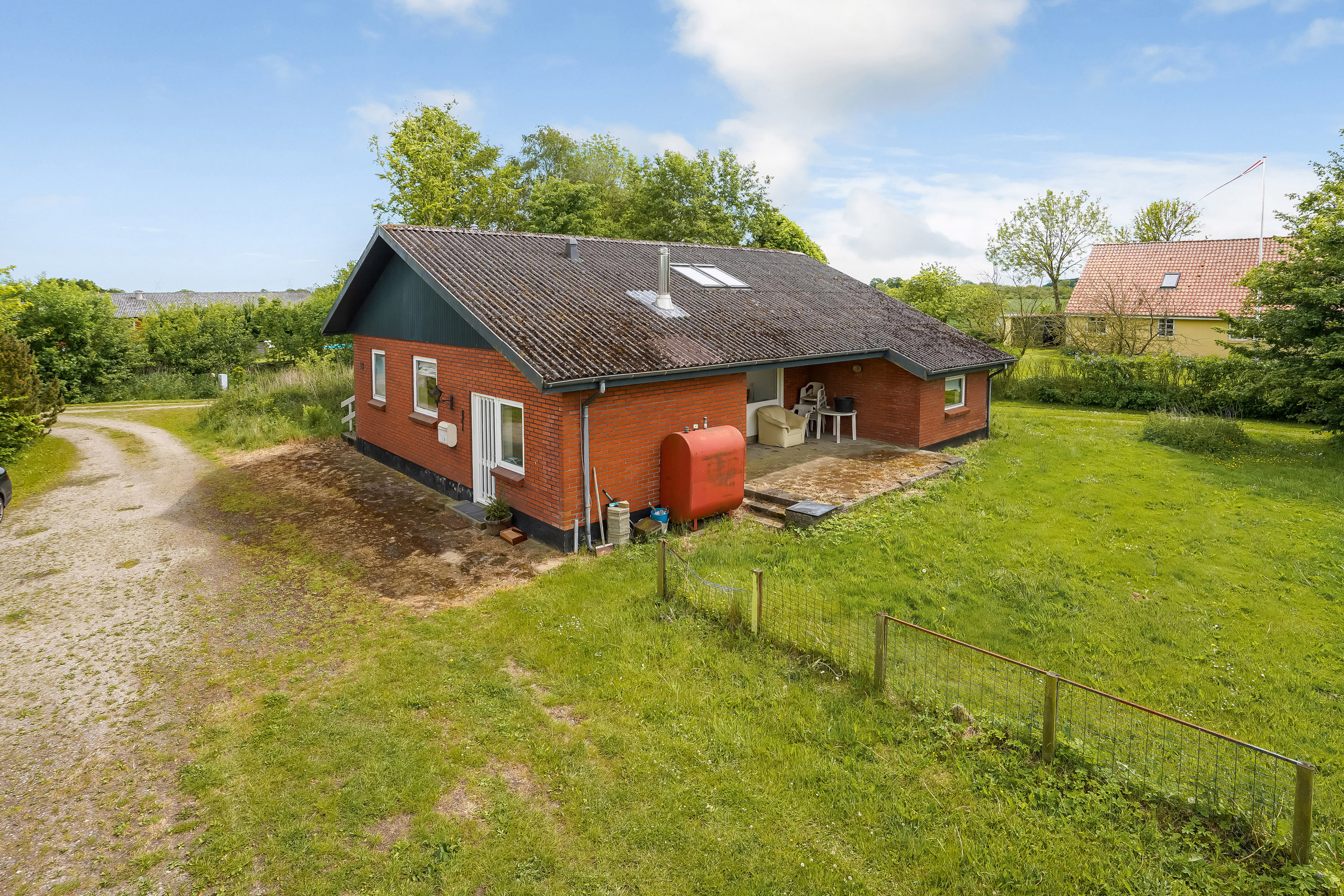 Fremhævet ejendommen billede i fuldskærmstilstand. Billede af Horsensvej 52, Hornborg, 8762 Flemming