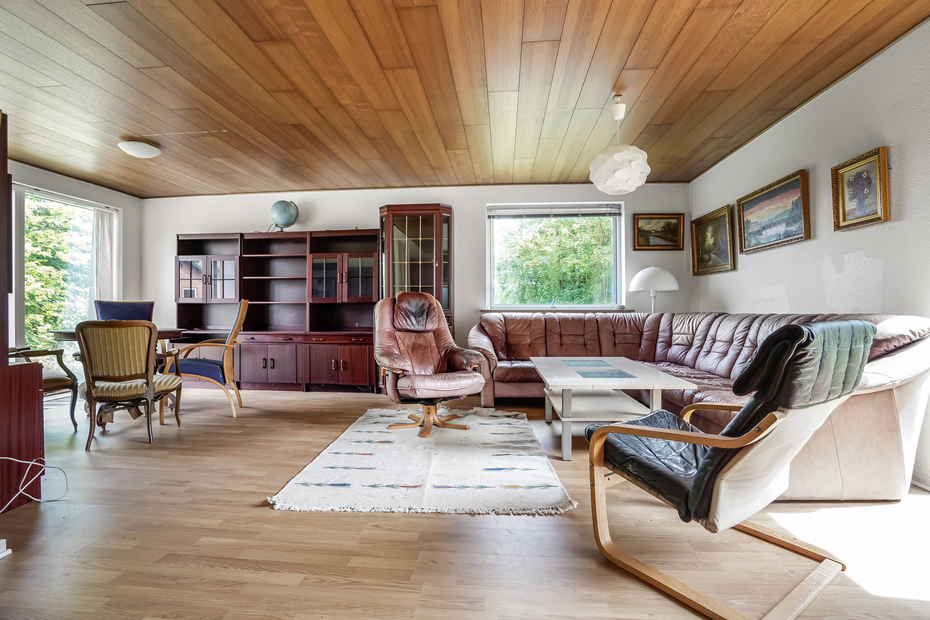 Fremhævet stue billede i fuldskærmstilstand. Billede af Horsensvej 52, Hornborg, 8762 Flemming