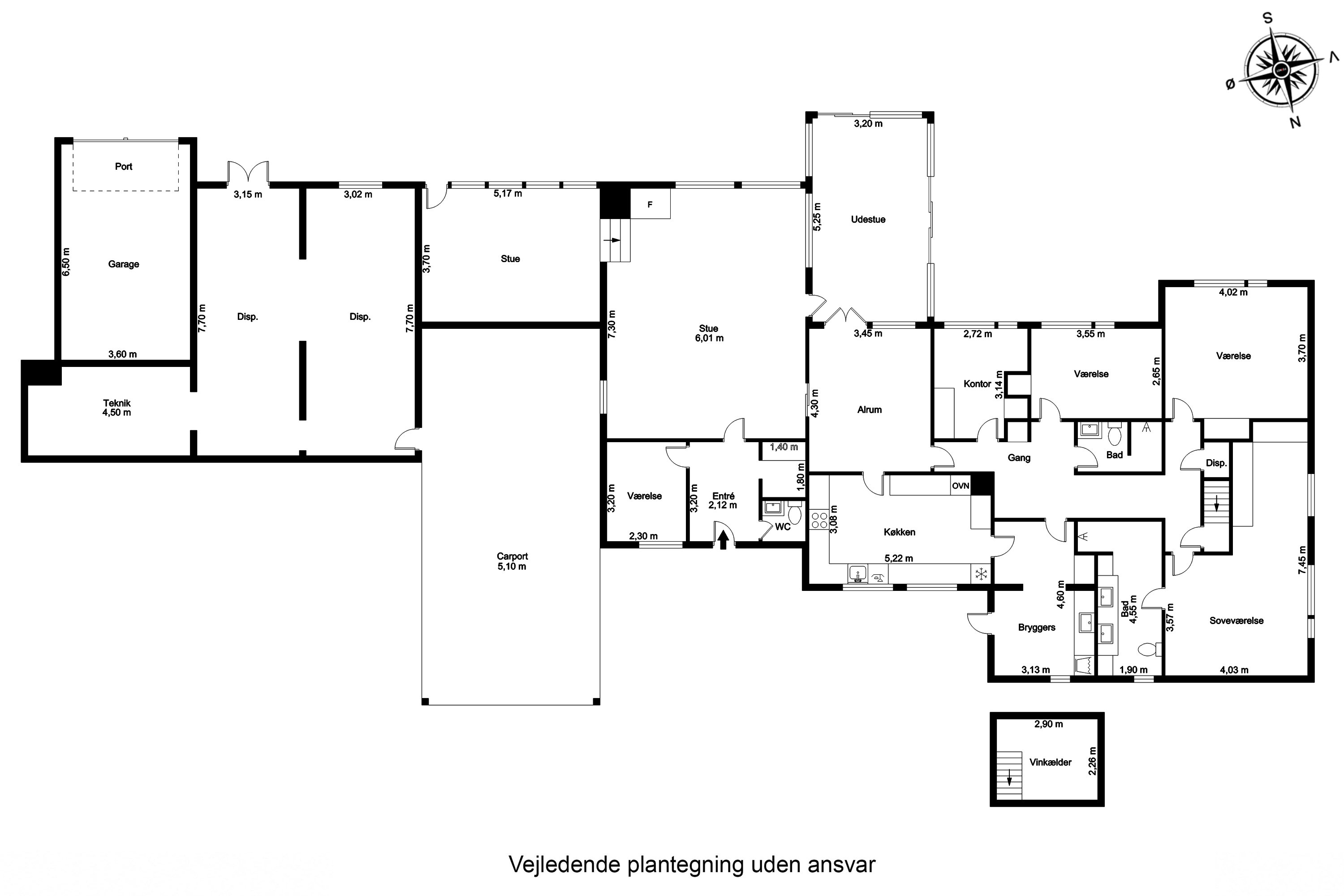 Plantegninger billede af Hole Skovvej 50, Korup, 5210 Odense NV