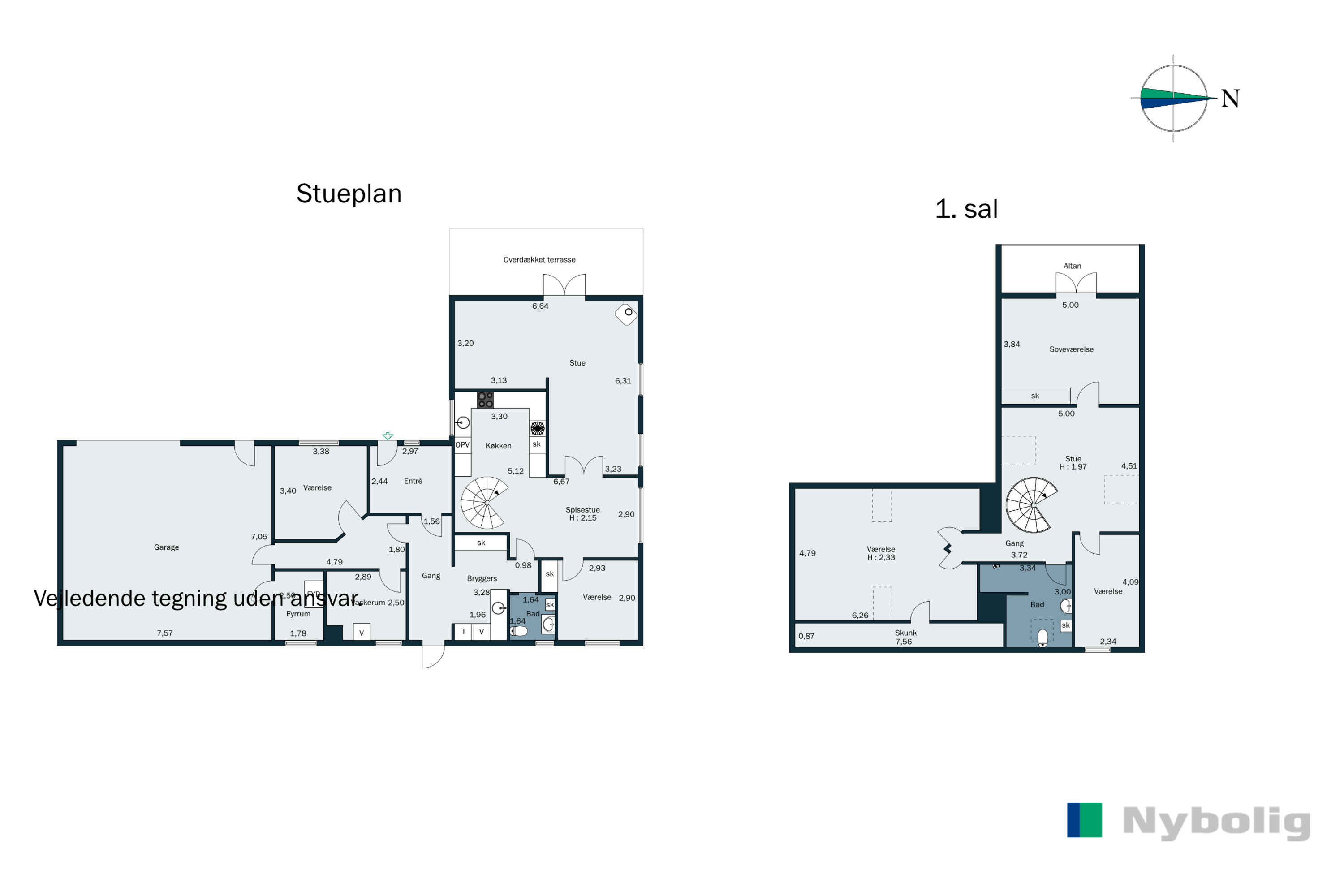 Plantegninger billede af Lynevej 17, Strellev, 6870 Ølgod