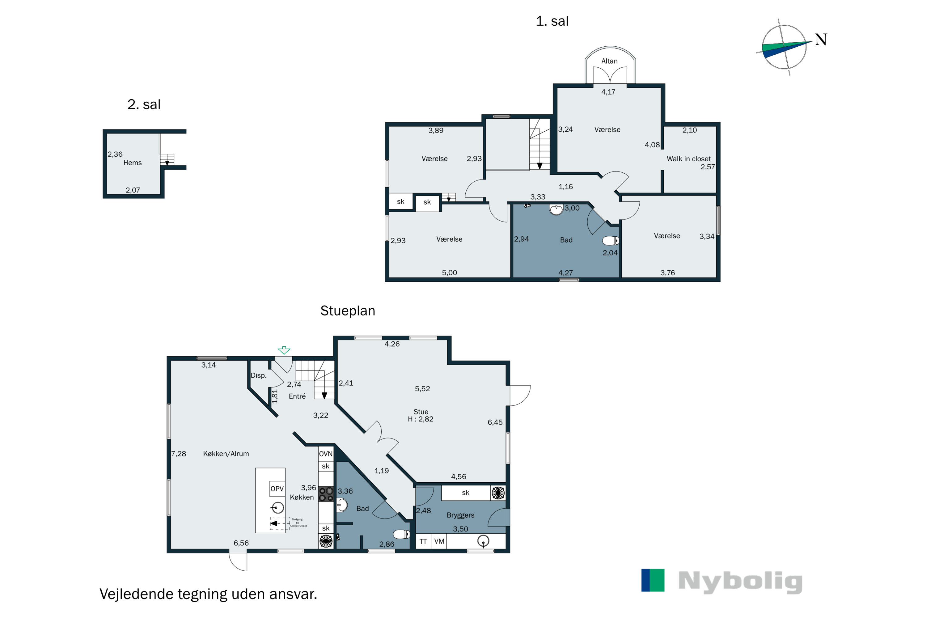 Plantegninger billede af Fortuna Alle 78, 6705 Esbjerg Ø