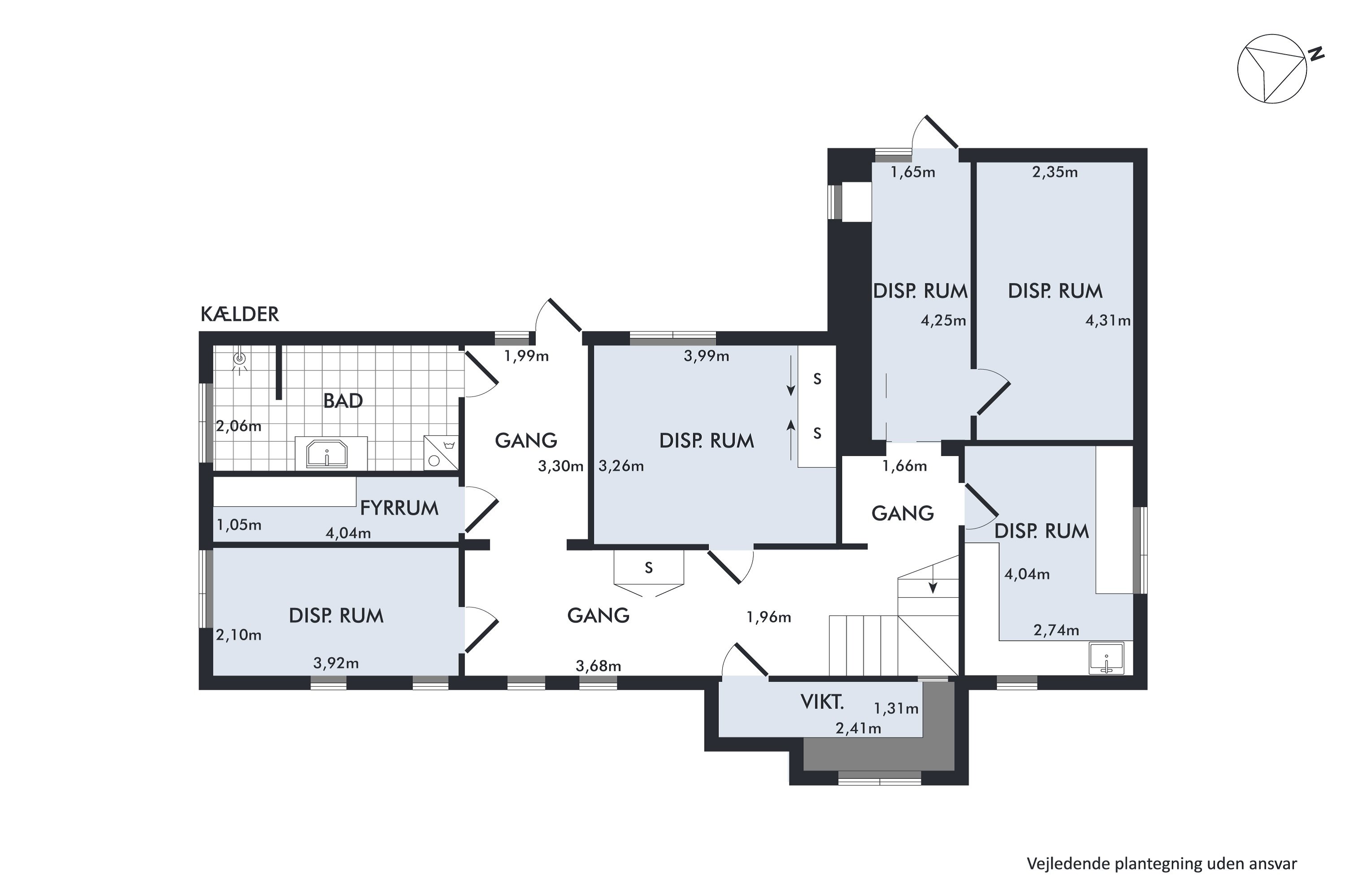 Plantegninger billede af Højgårds Vænge 4, 2880 Bagsværd