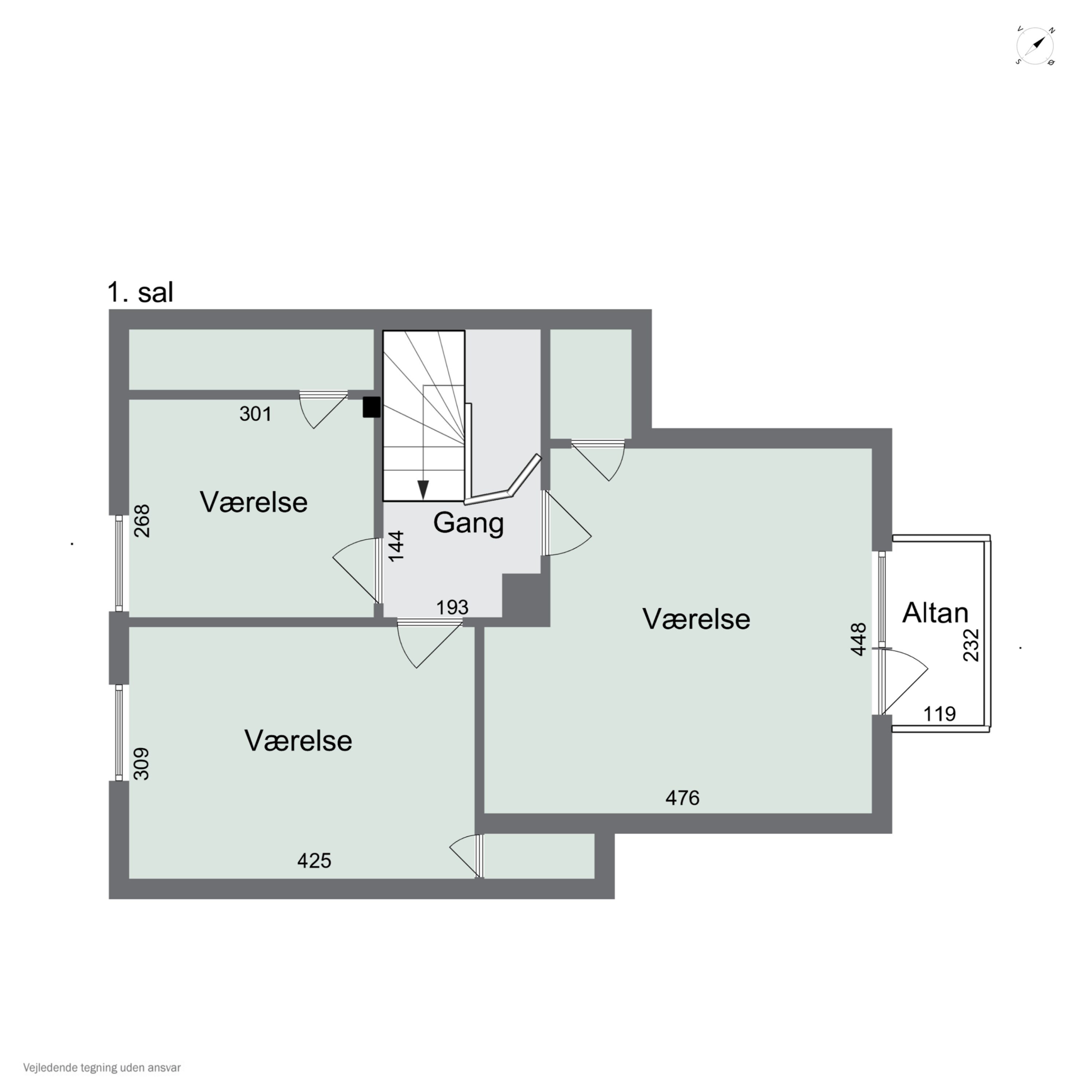 Plantegninger billede af Simons Bakke 118, Tilsted, 7700 Thisted