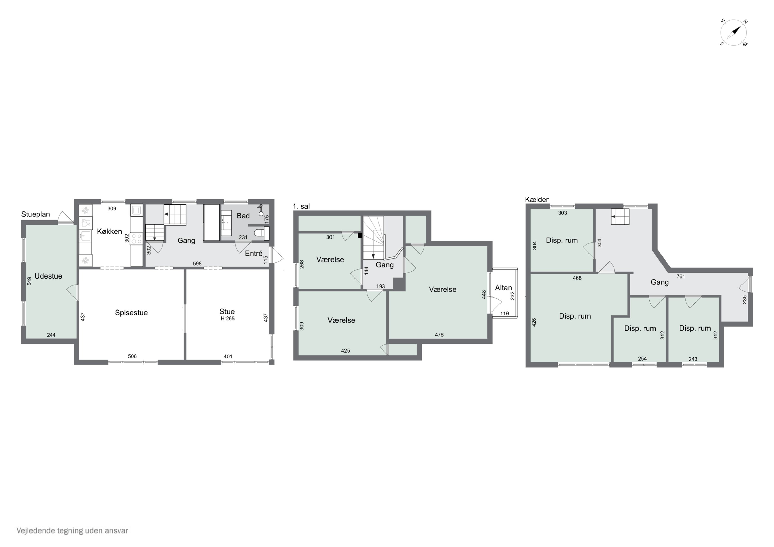 Plantegninger billede af Simons Bakke 118, Tilsted, 7700 Thisted