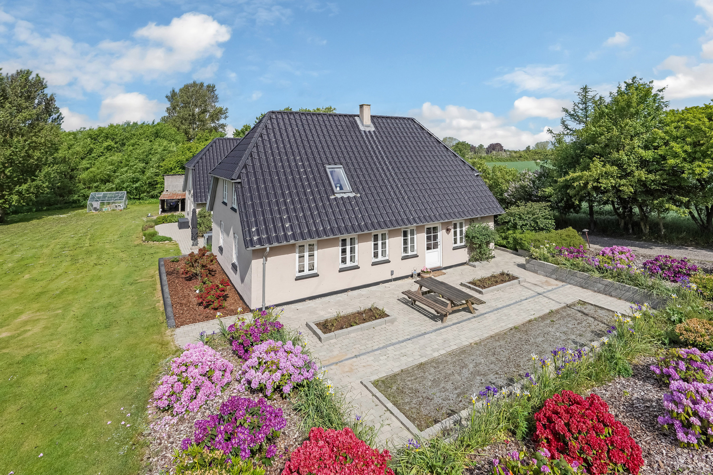 Fremhævet ejendommen billede i fuldskærmstilstand. Billede af Brentebjerg 4, Baaring, 5466 Asperup