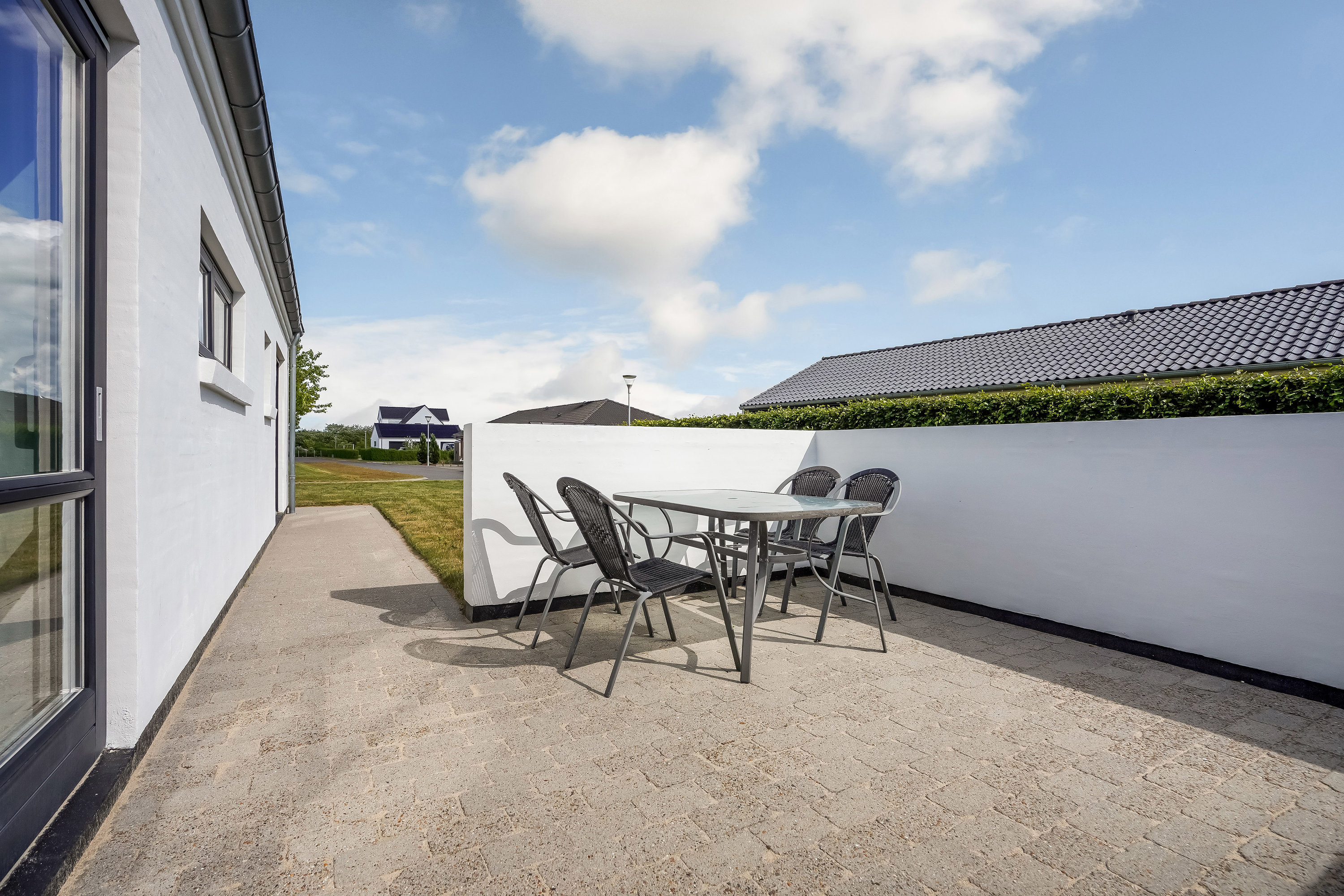 Fremhævet terrasse billede i fuldskærmstilstand. Billede af Roloddet 10, Aale, 7160 Tørring