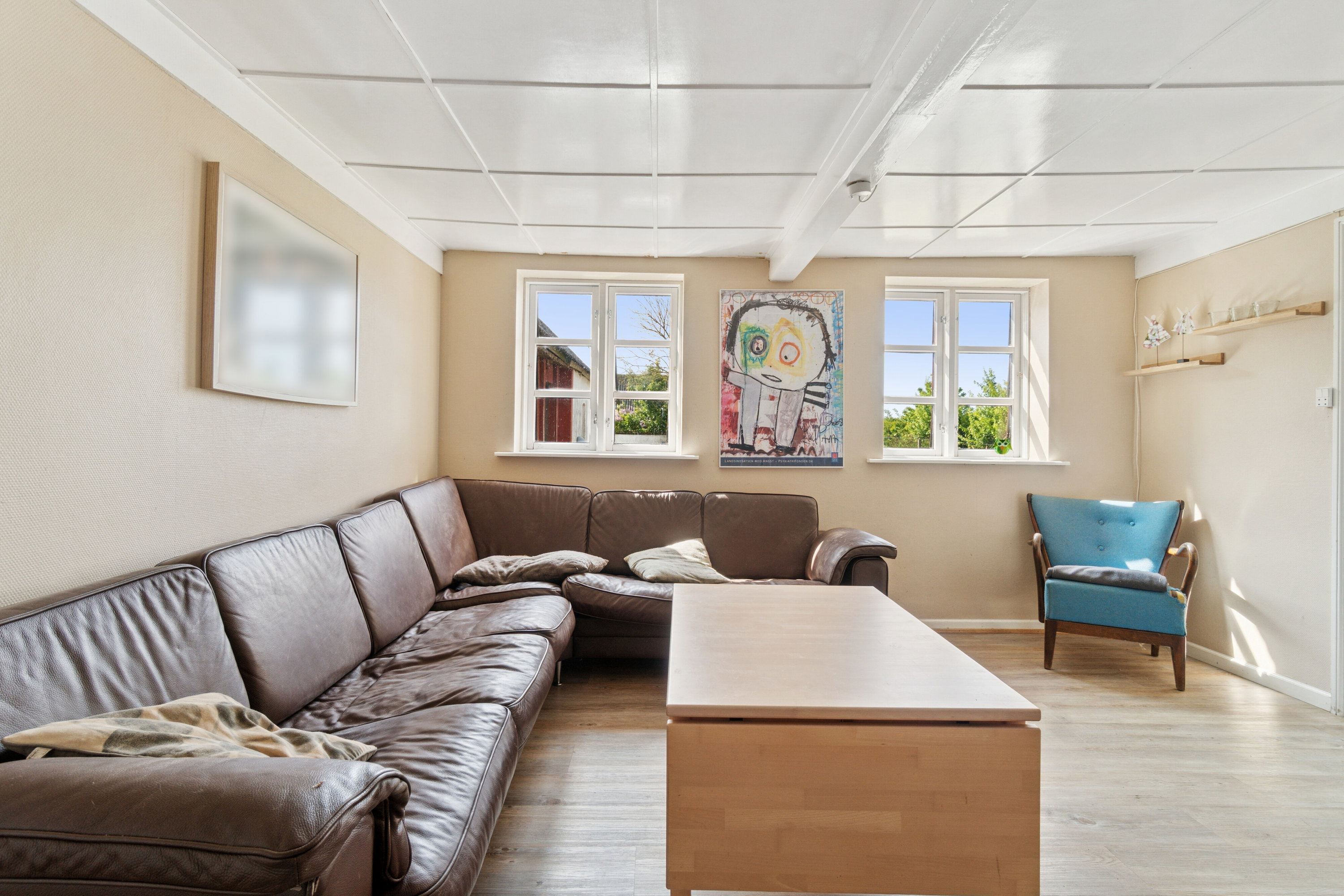 Fremhævet stue billede i fuldskærmstilstand. Billede af Krakvej 6, Poulsker, 3730 Nexø