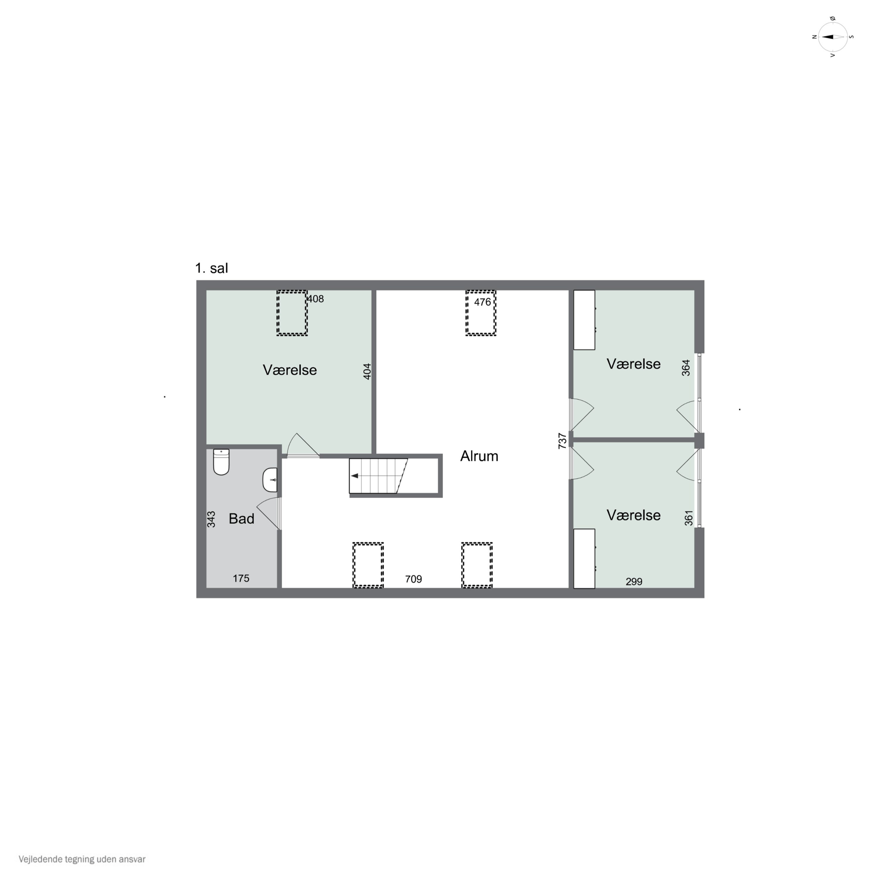 Plantegninger billede af Lemming Bygade 12, 8632 Lemming