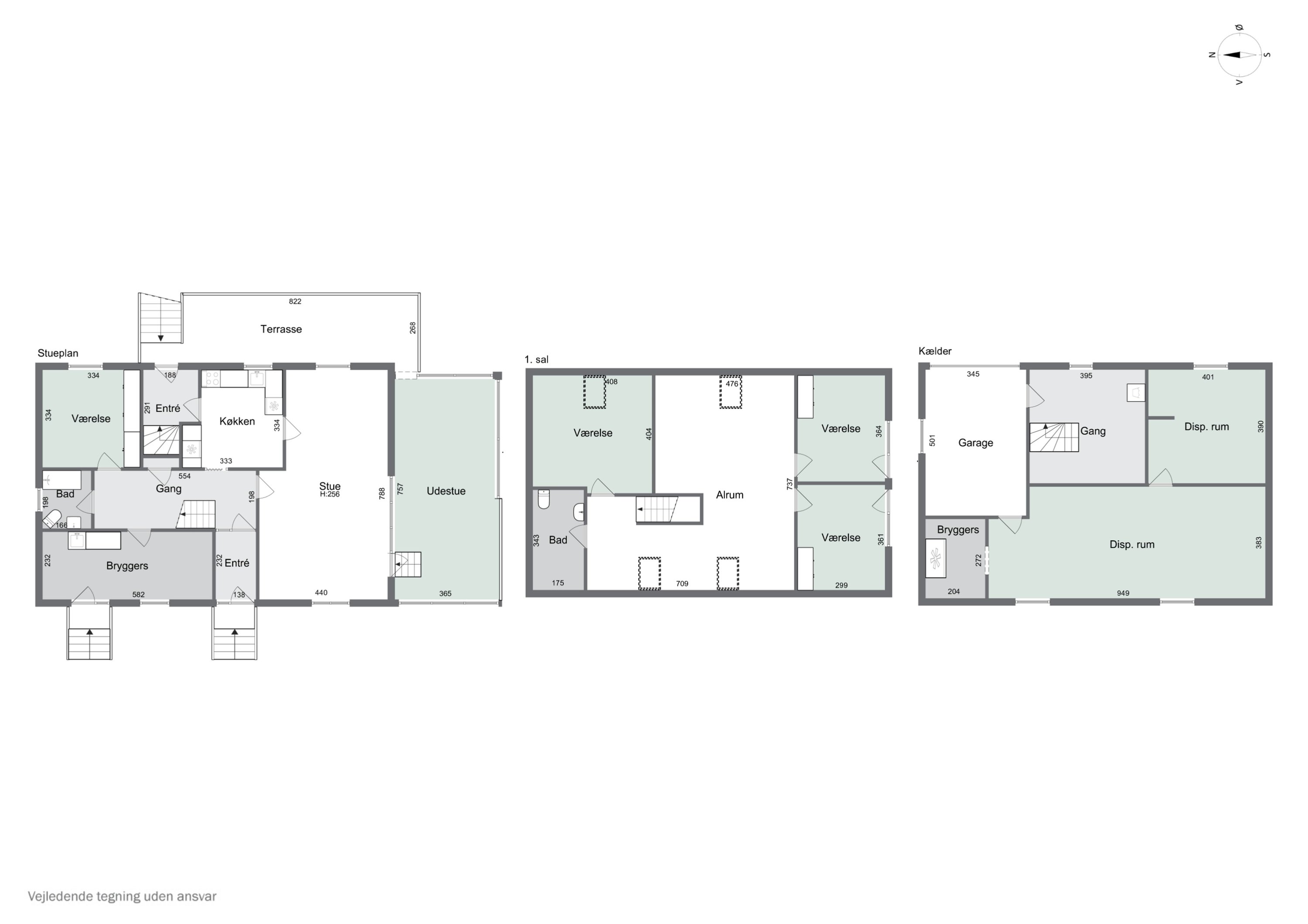 Plantegninger billede af Lemming Bygade 12, 8632 Lemming