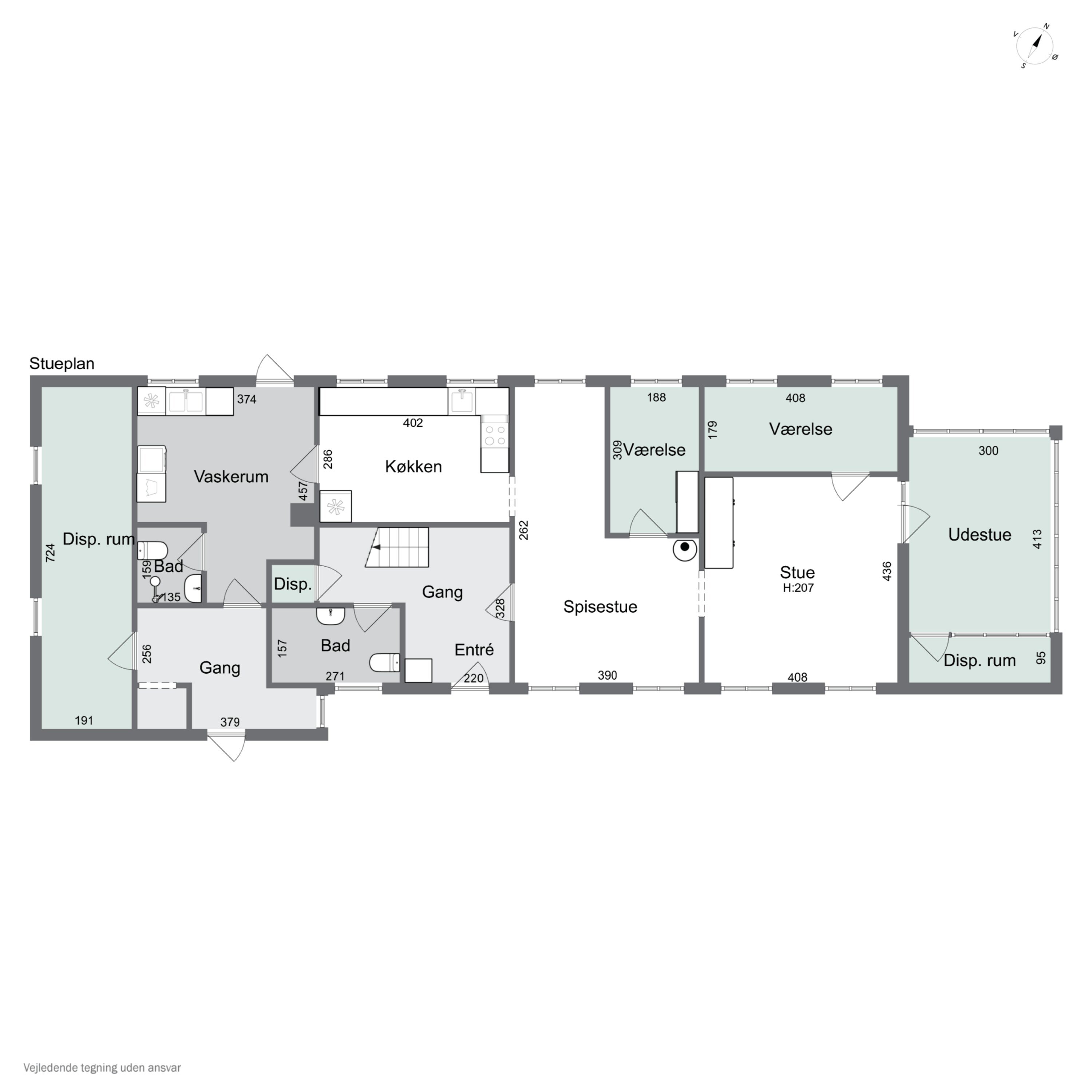 Plantegninger billede af Krakvej 6, Poulsker, 3730 Nexø