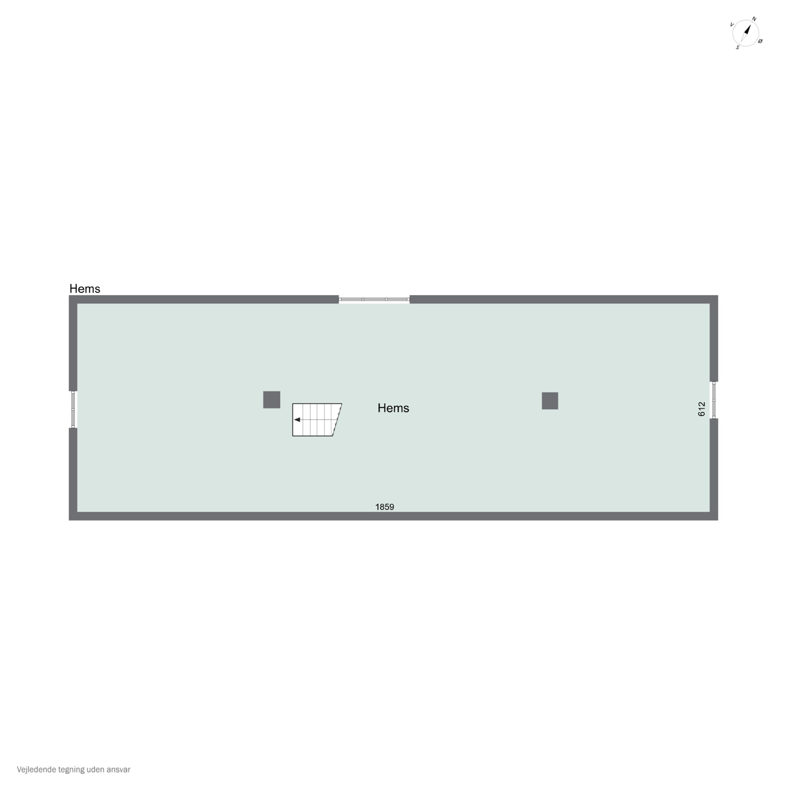 Plantegninger billede af Krakvej 6, Poulsker, 3730 Nexø