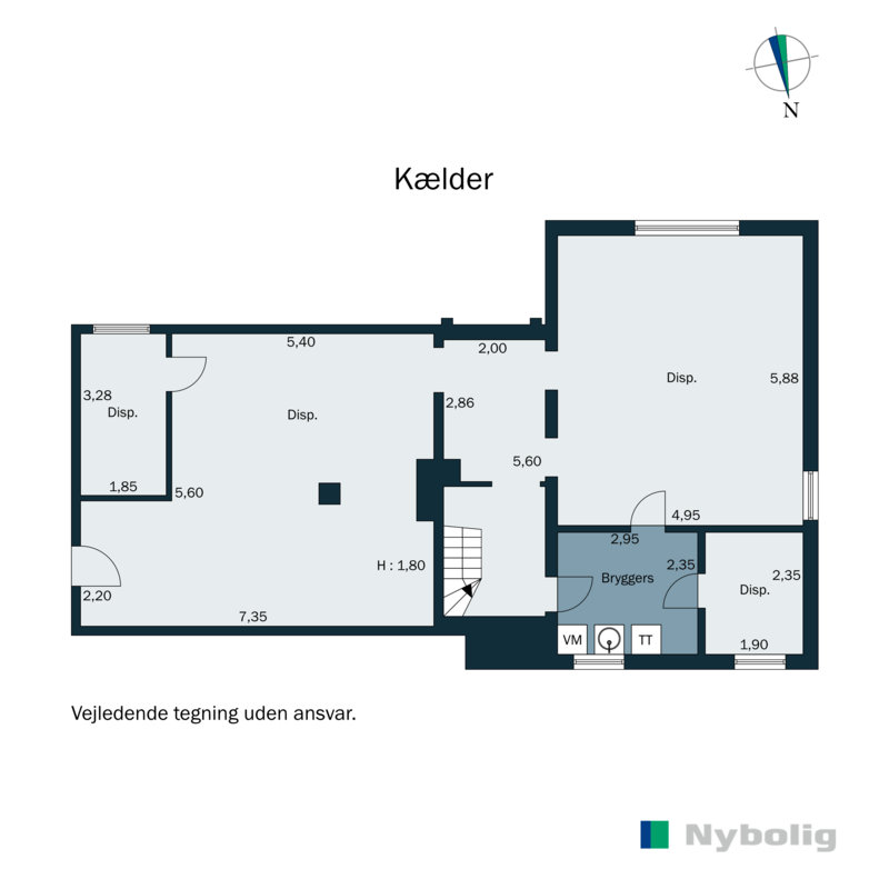 Plantegninger billede af Vinrankevej 4, 2900 Hellerup