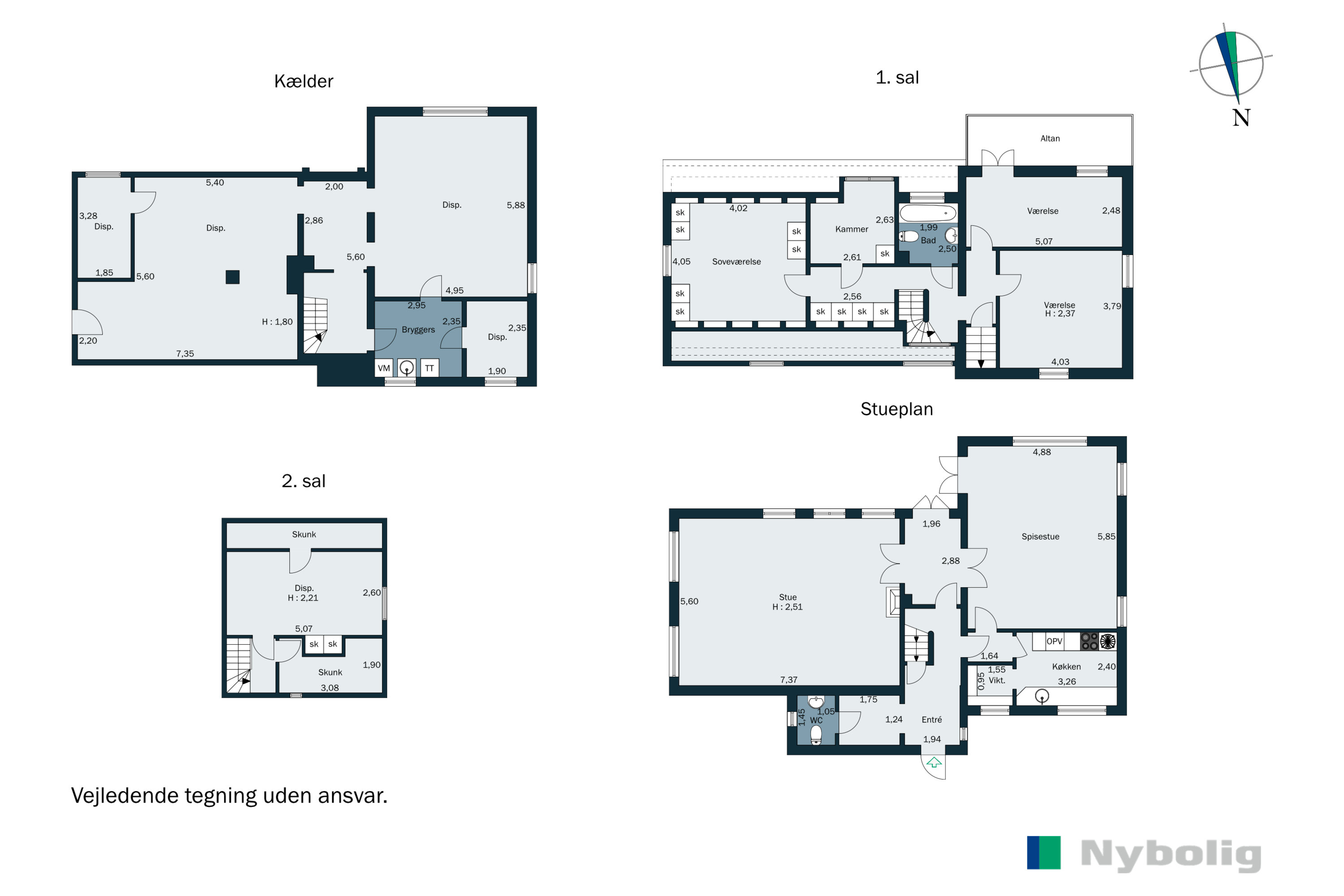 Plantegninger billede af Vinrankevej 4, 2900 Hellerup