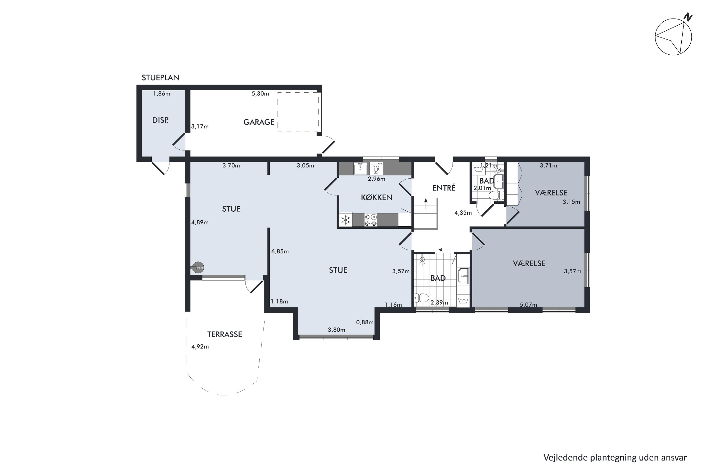 Plantegninger billede af Fuglebakken 34, 7900 Nykøbing M