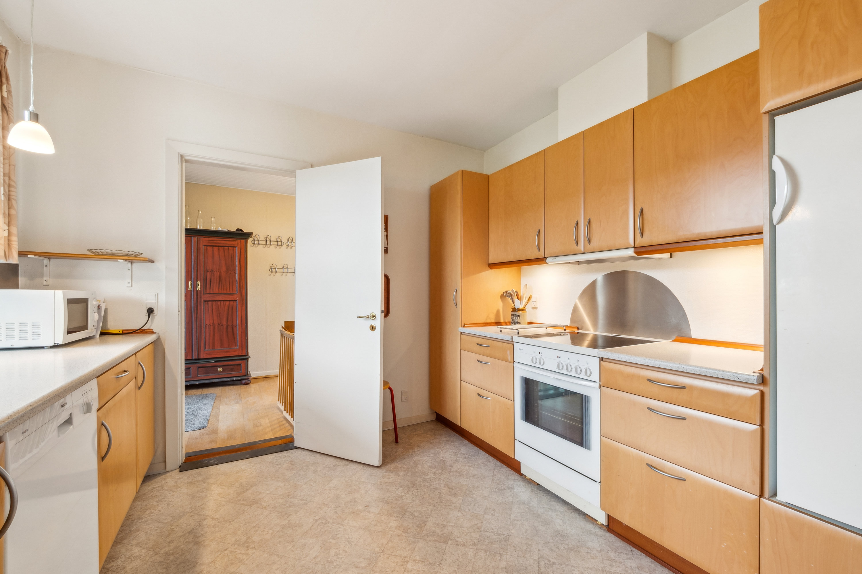 Fremhævet køkken billede i fuldskærmstilstand. Billede af Fuglebakken 34, 7900 Nykøbing M