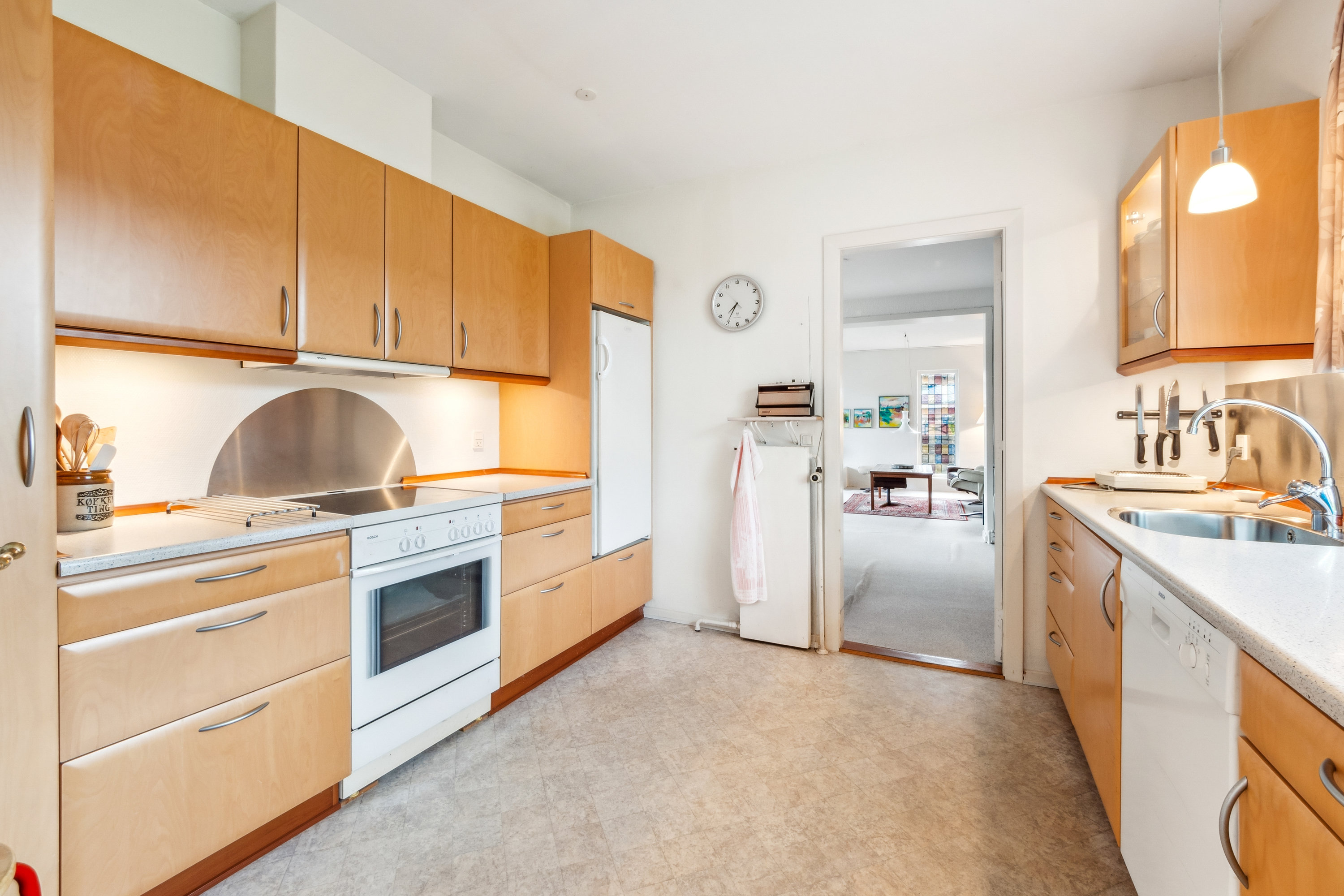 Fremhævet køkken billede i fuldskærmstilstand. Billede af Fuglebakken 34, 7900 Nykøbing M