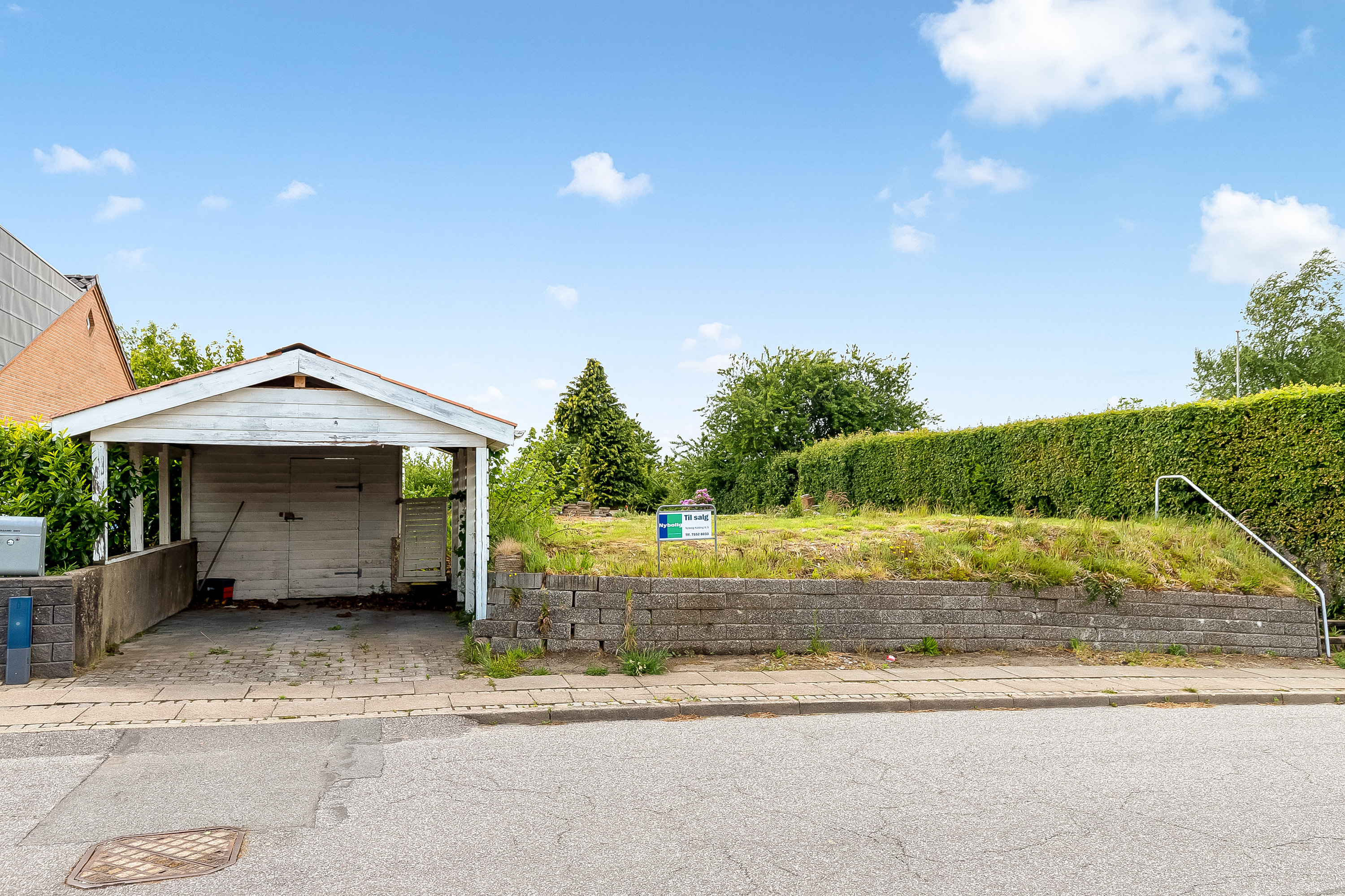 Fremhævet grund billede i fuldskærmstilstand. Billede af Primulavej 4, 6000 Kolding