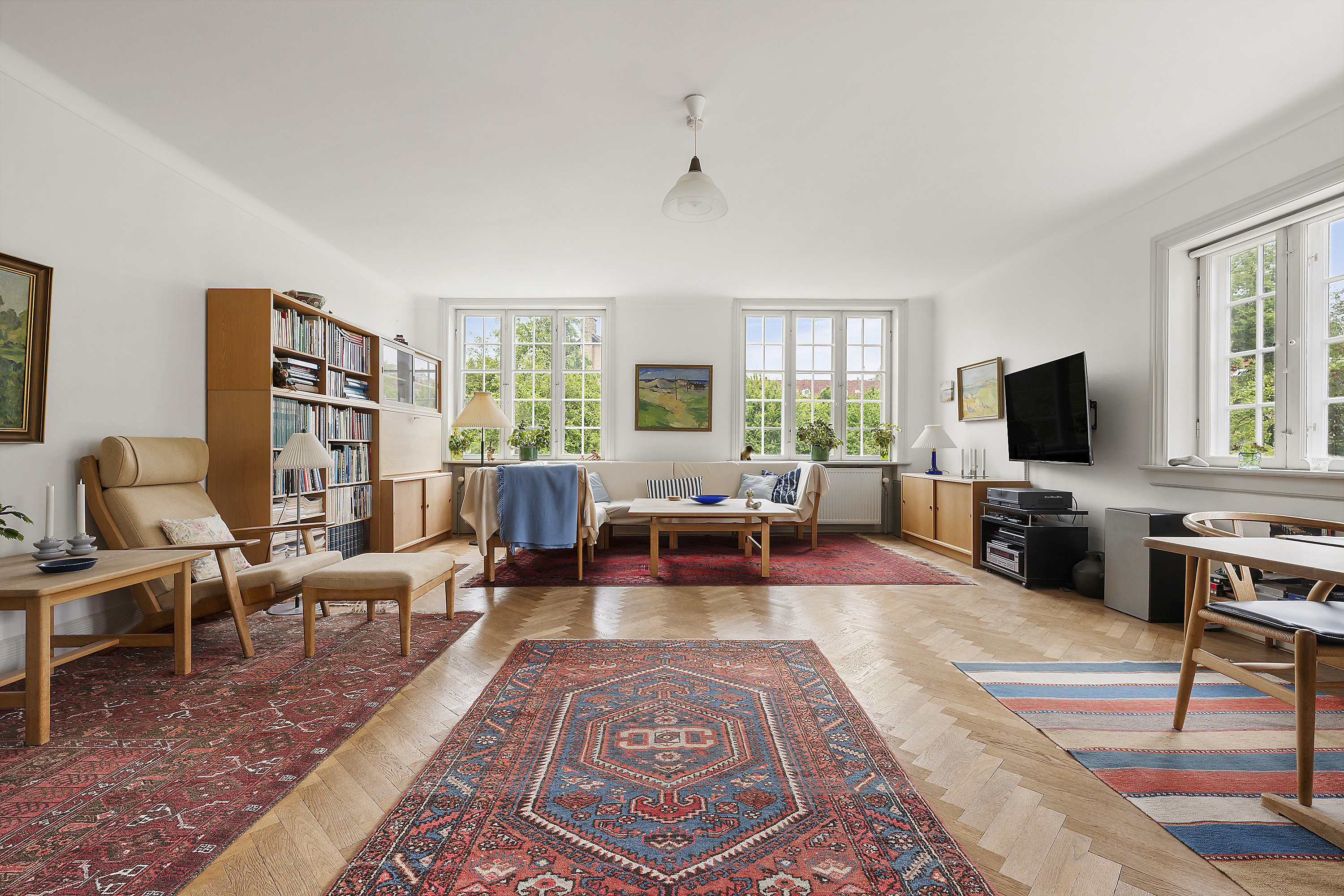 Fremhævet stue billede i fuldskærmstilstand. Billede af Vinrankevej 4, 2900 Hellerup