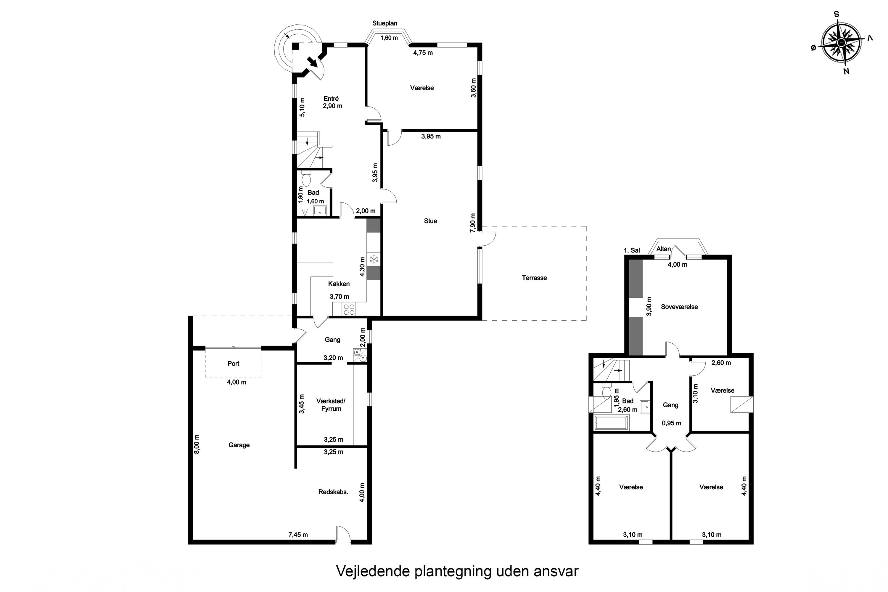 Plantegninger billede af Gødsbølvej 69, Åst, 7184 Vandel