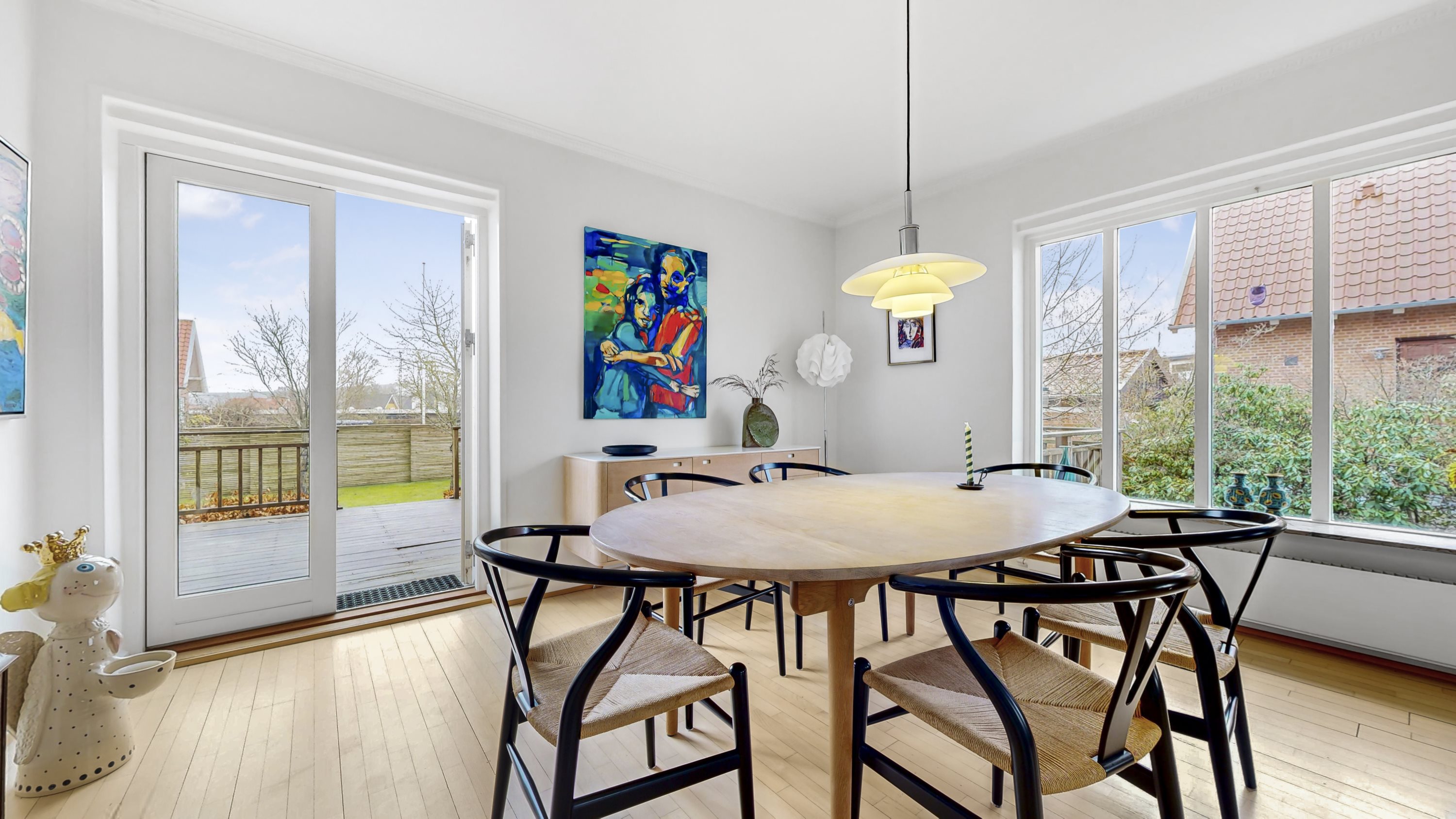 Fremhævet stue billede i fuldskærmstilstand. Billede af Holbergsvej 40, 8800 Viborg