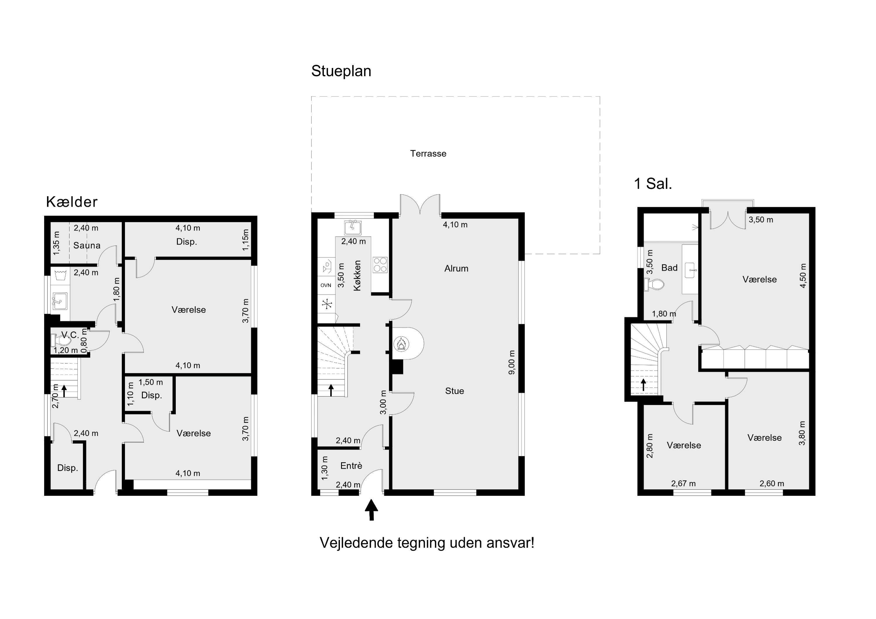 Plantegninger billede af Holbergsvej 40, 8800 Viborg