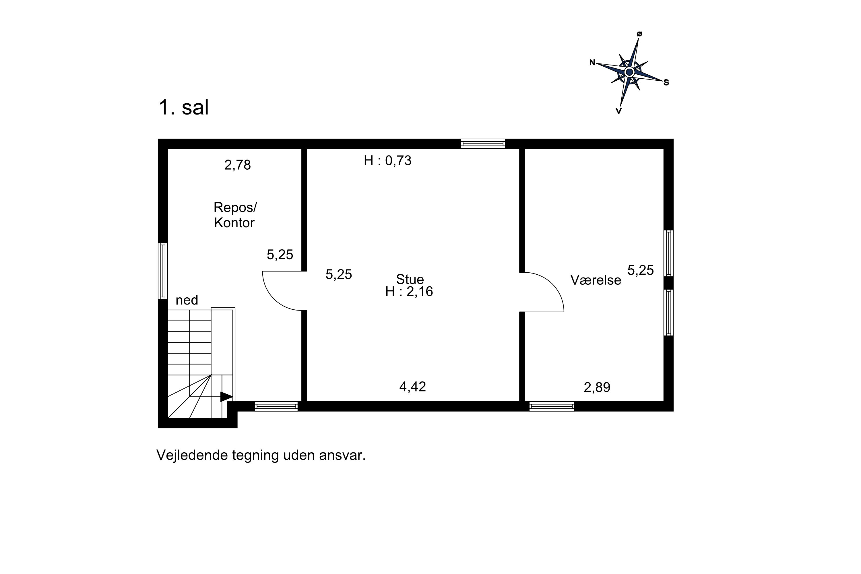 Plantegninger billede af Kirketoften 1, Virring, 8960 Randers SØ