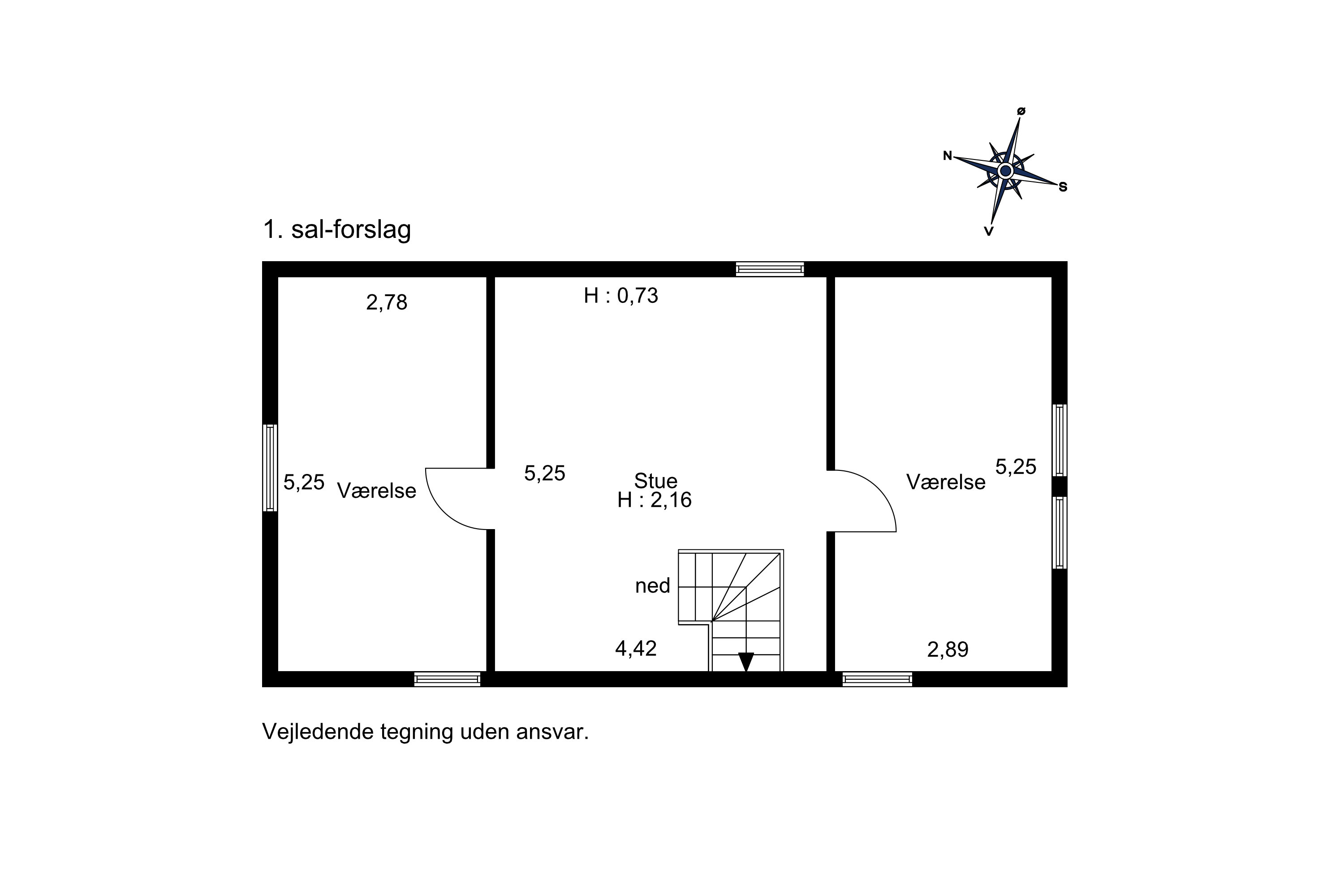 Plantegninger billede af Kirketoften 1, Virring, 8960 Randers SØ