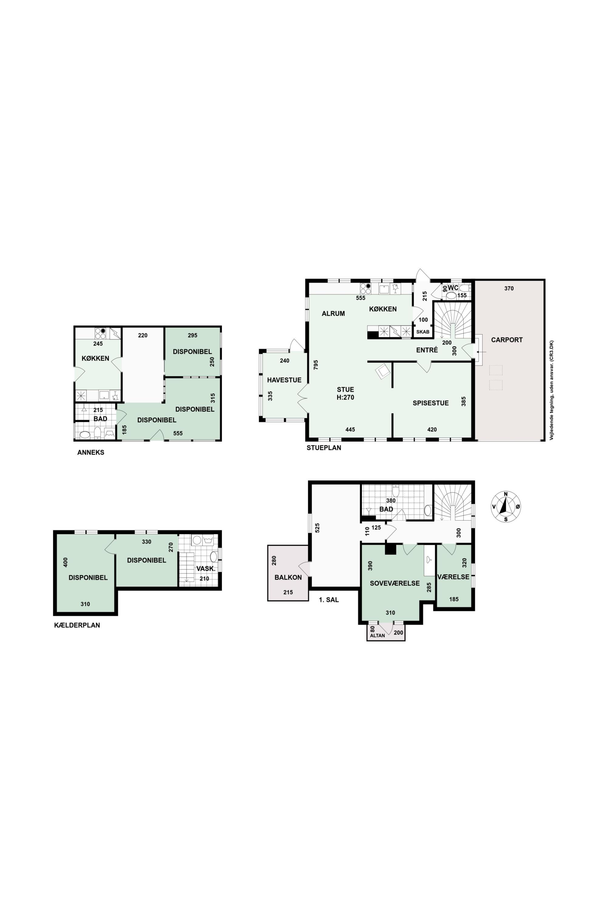 Plantegninger billede af Nordre Strandvej 356A, 3100 Hornbæk