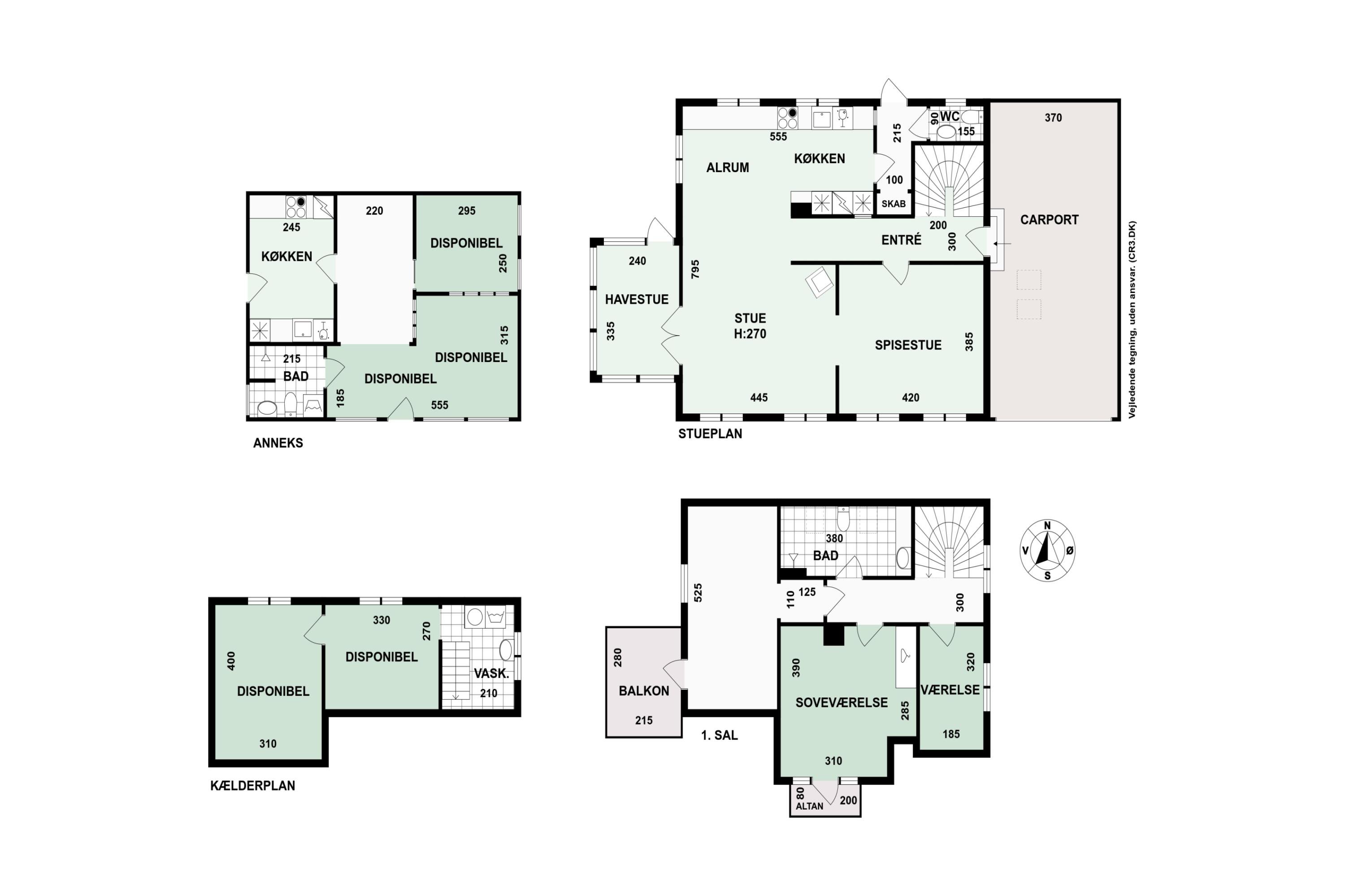 Plantegninger billede af Nordre Strandvej 356A, 3100 Hornbæk