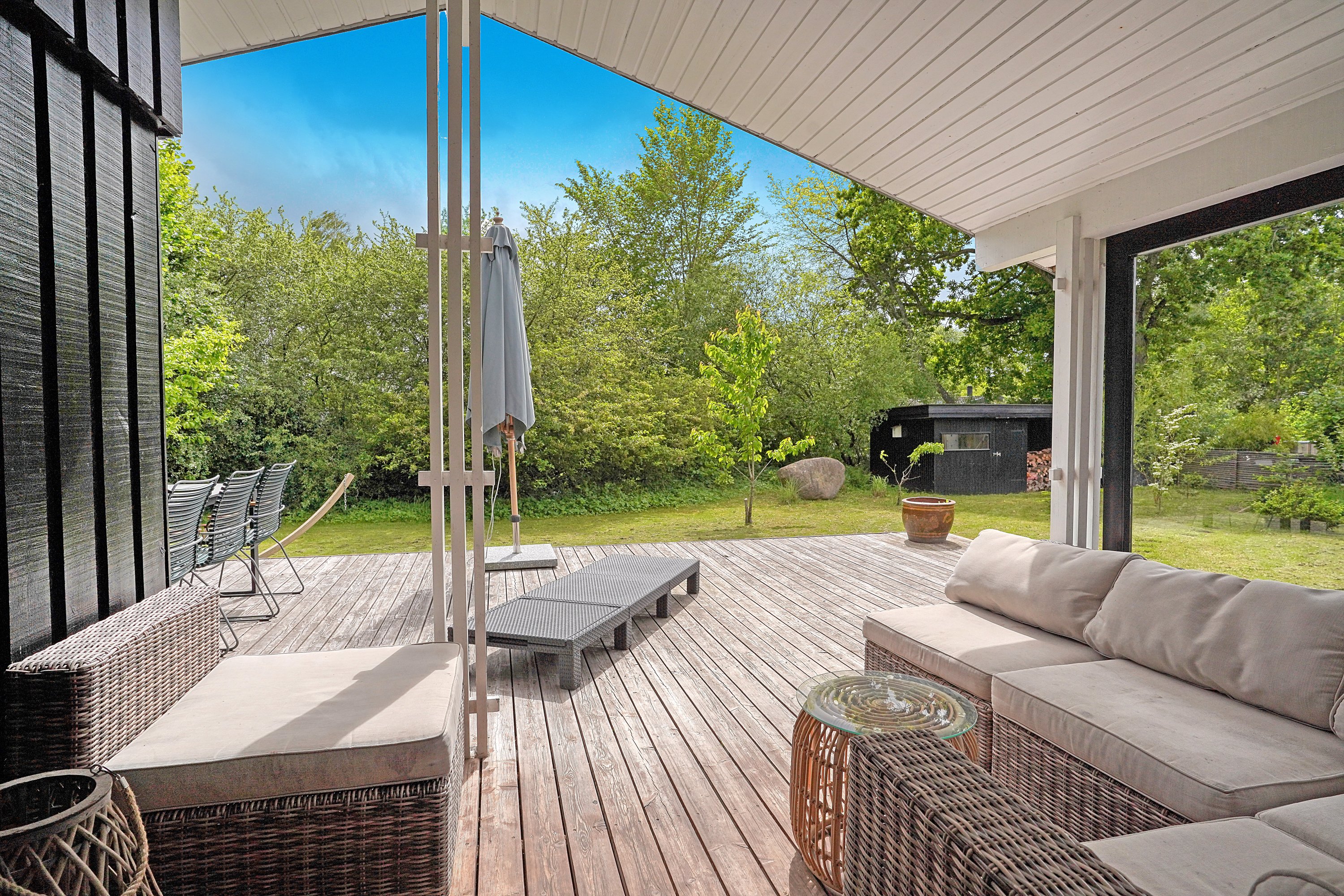 Fremhævet terrasse billede i fuldskærmstilstand. Billede af Park Alle 9B, 3120 Dronningmølle