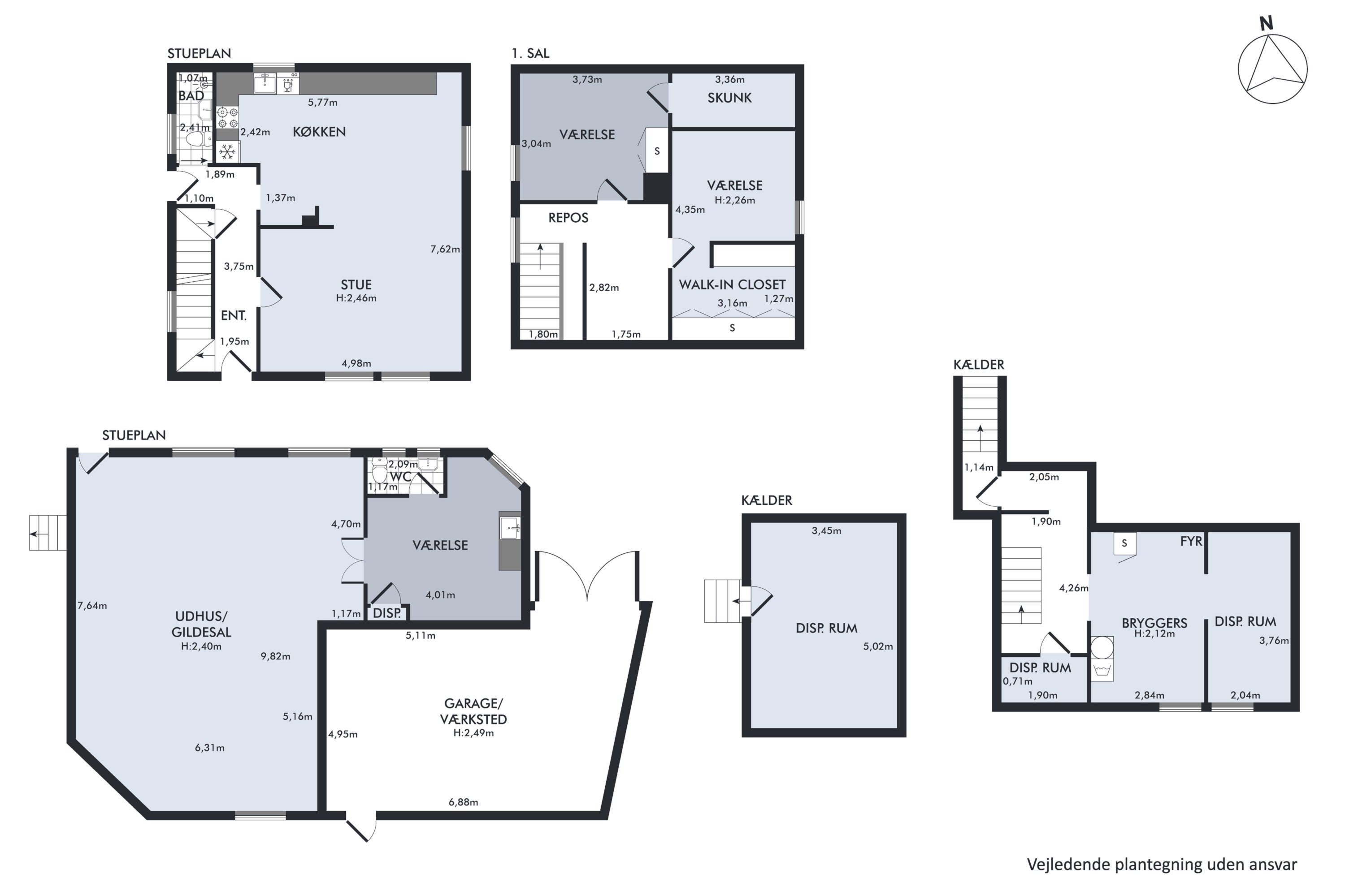 Plantegninger billede af Bjergsted Byvej 11, Bjergsted, 4450 Jyderup