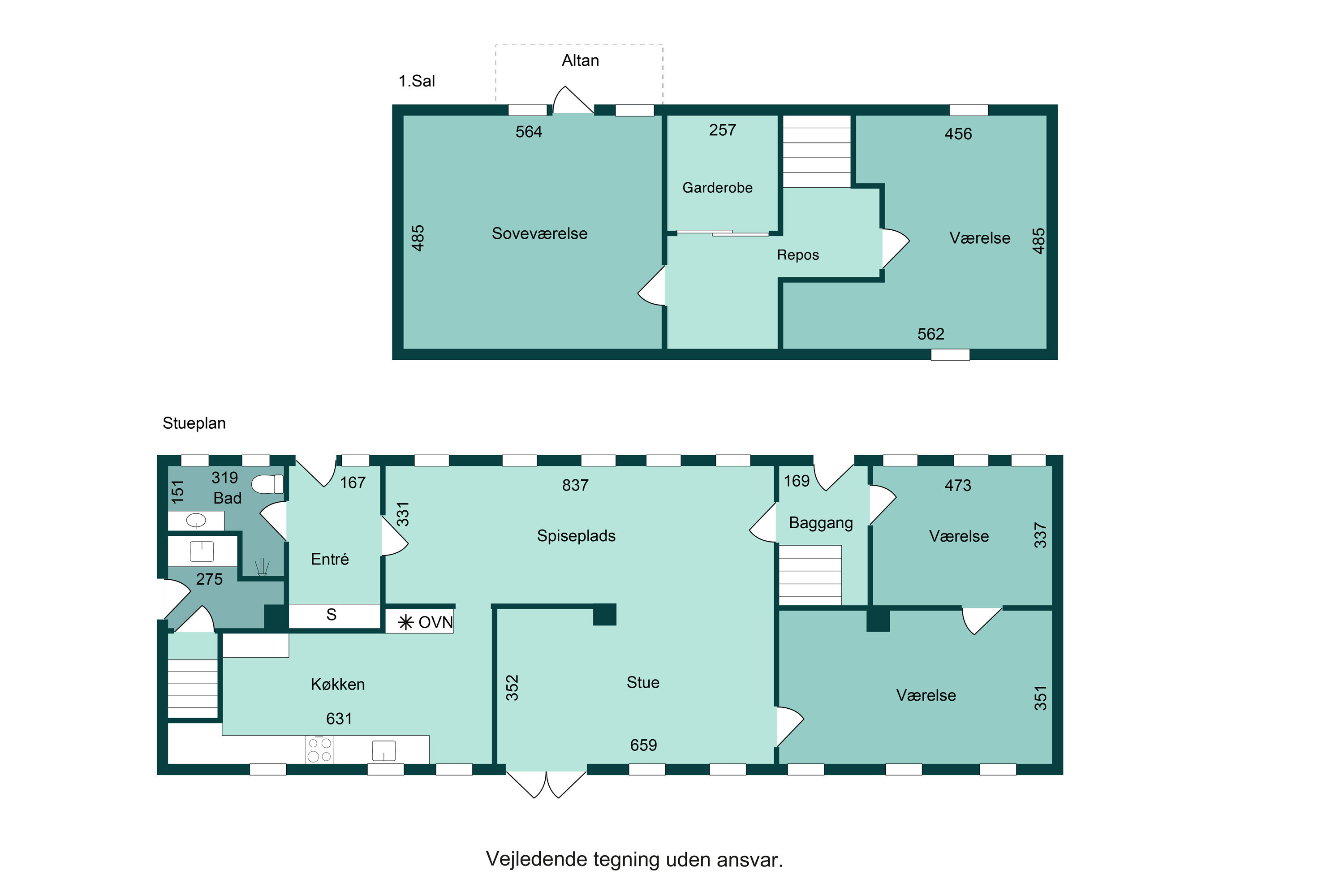 Plantegninger billede af Møllebakken 4, Rårup, 7130 Juelsminde