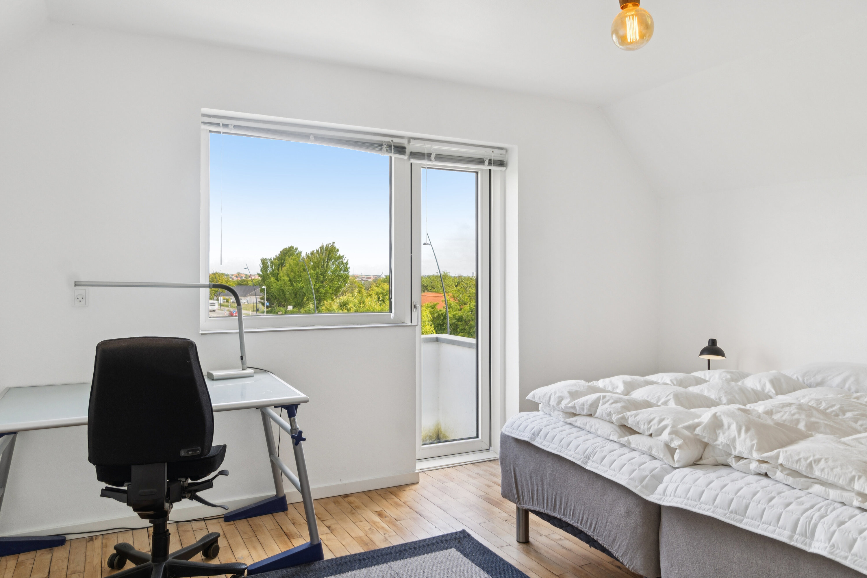 Fremhævet soveværelse billede i fuldskærmstilstand. Billede af Simons Bakke 118, Tilsted, 7700 Thisted