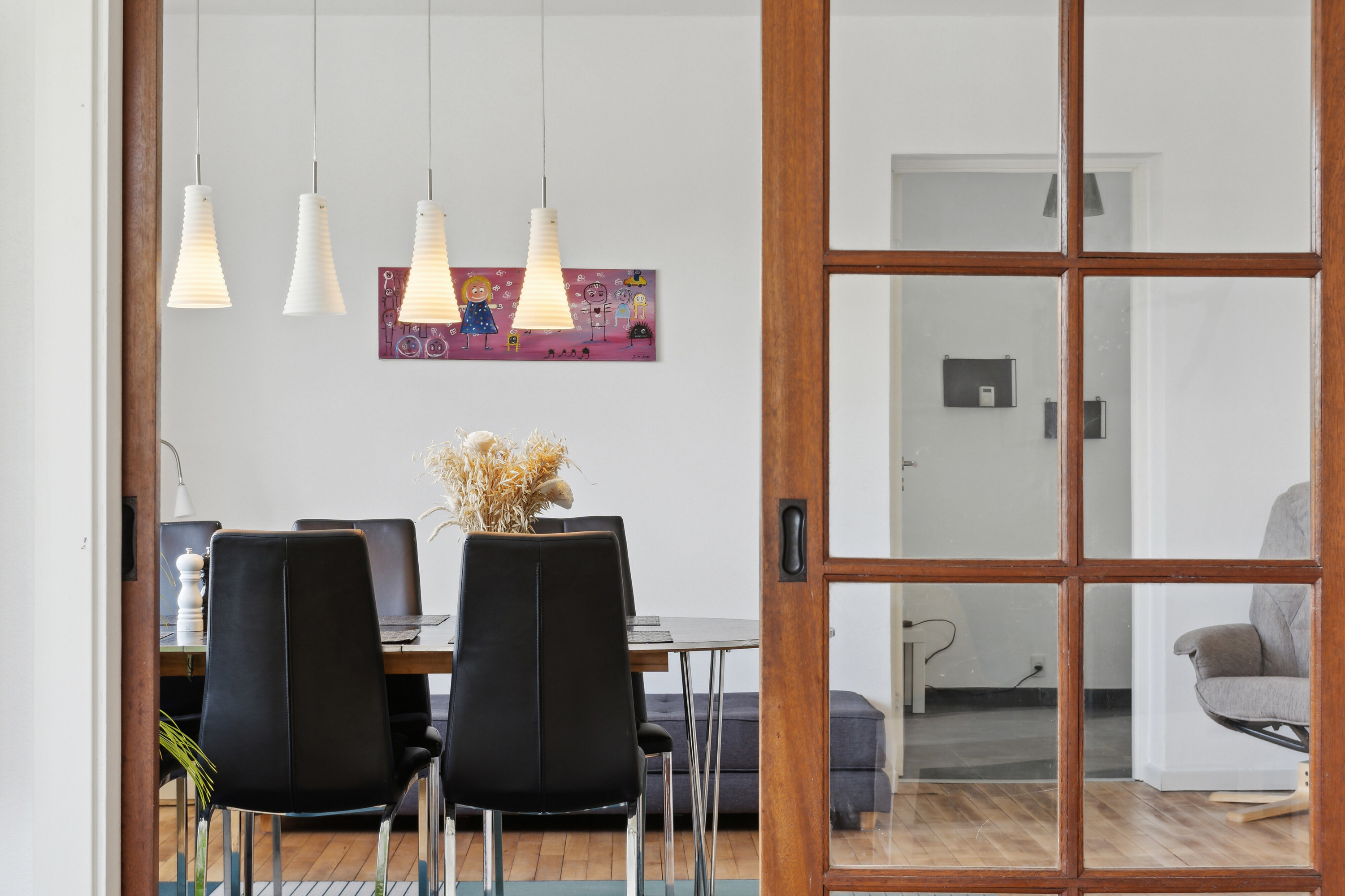 Fremhævet spisestue billede i fuldskærmstilstand. Billede af Simons Bakke 118, Tilsted, 7700 Thisted