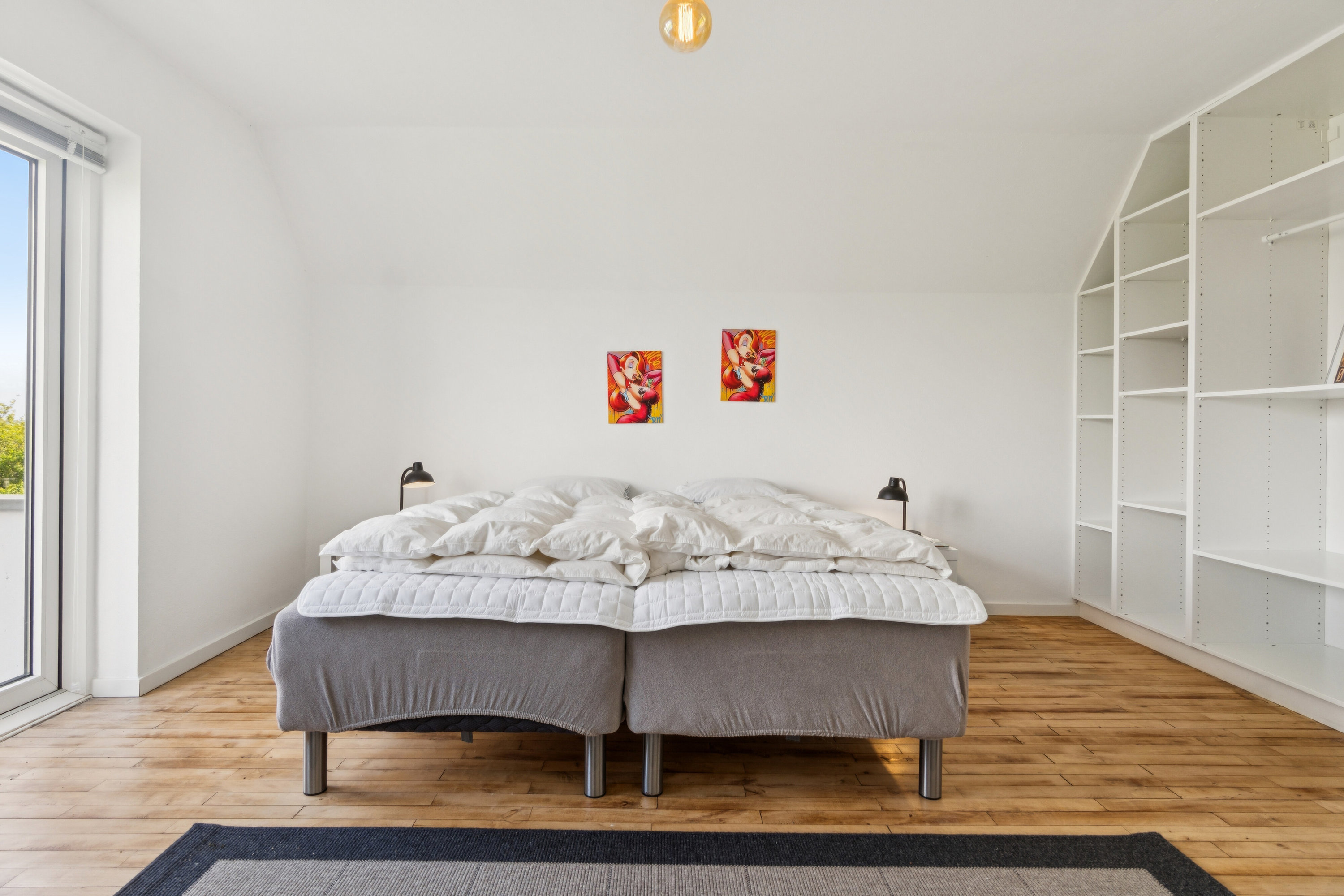 Fremhævet soveværelse billede i fuldskærmstilstand. Billede af Simons Bakke 118, Tilsted, 7700 Thisted