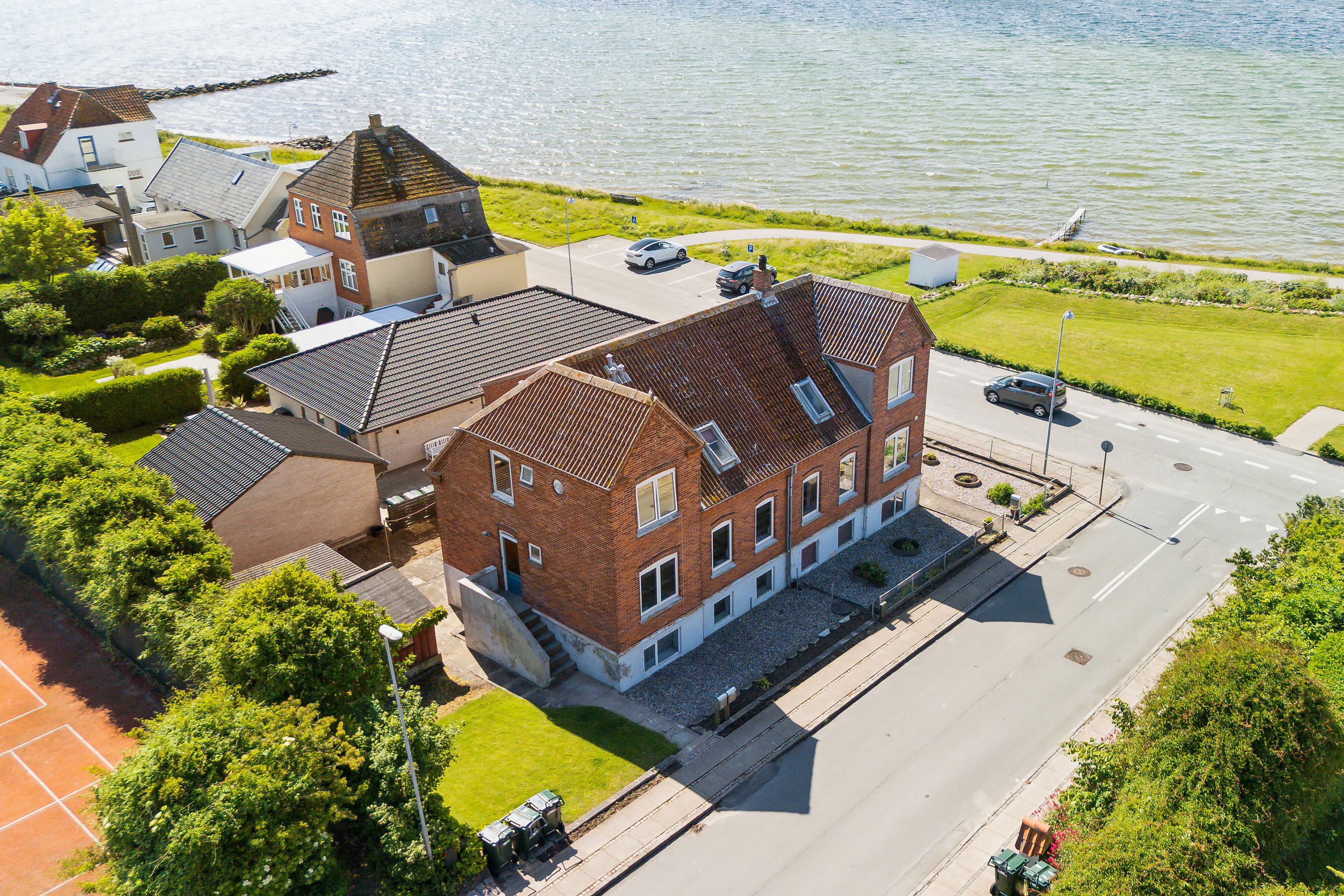 Miniaturebillede 2: luftfoto. Billede af Teglbakken 21, 5900 Rudkøbing