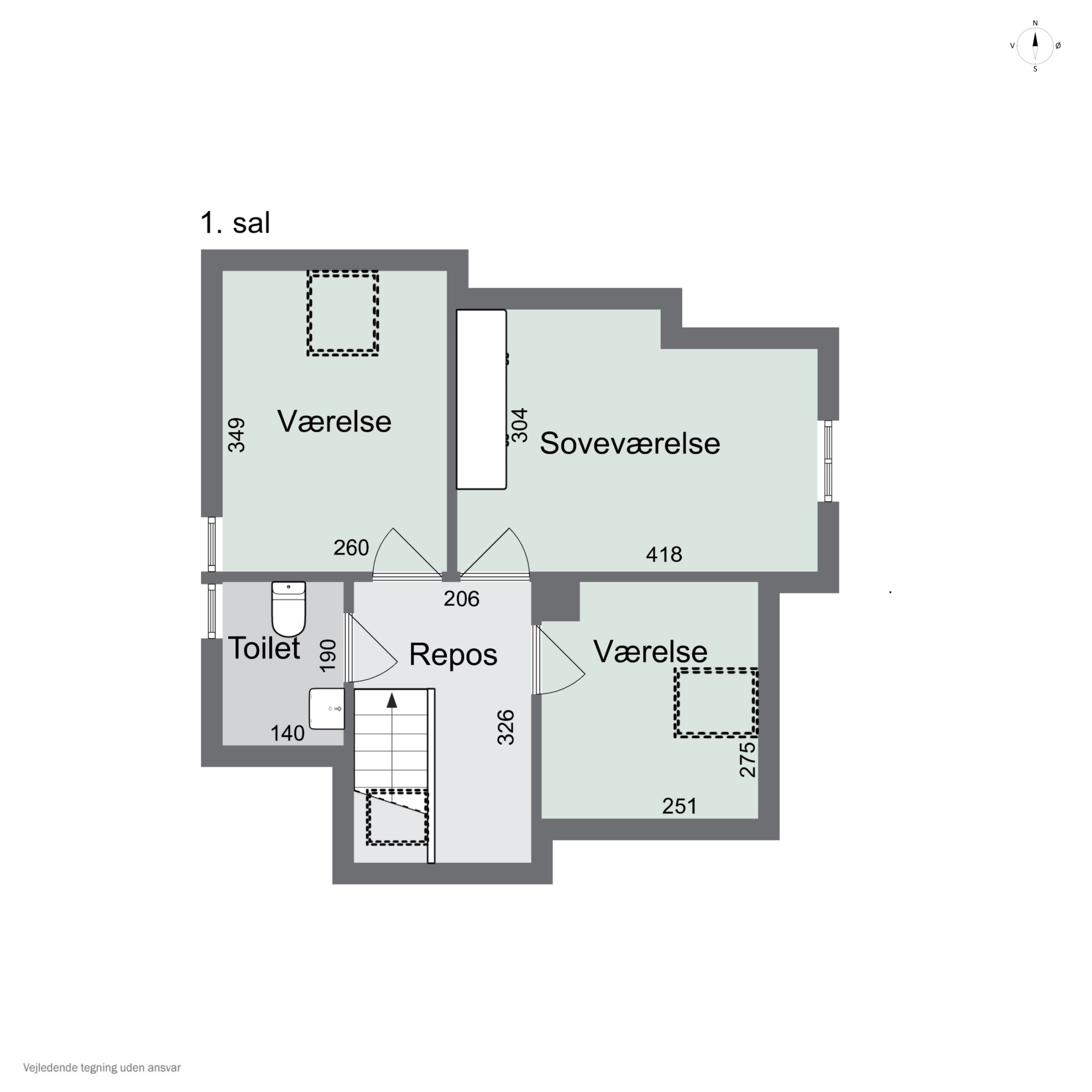 Plantegninger billede af Kristiansgade 21, 7430 Ikast