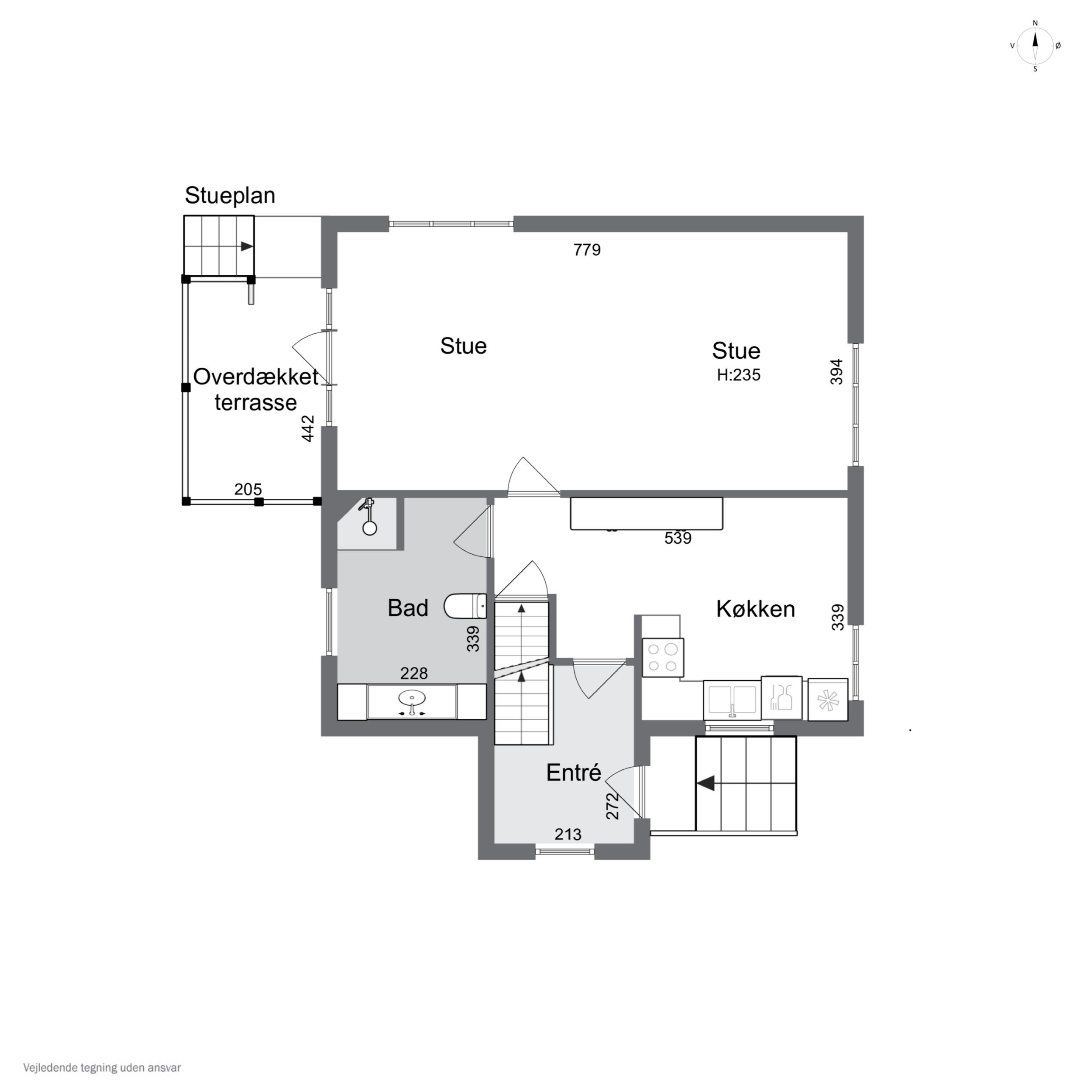 Plantegninger billede af Kristiansgade 21, 7430 Ikast