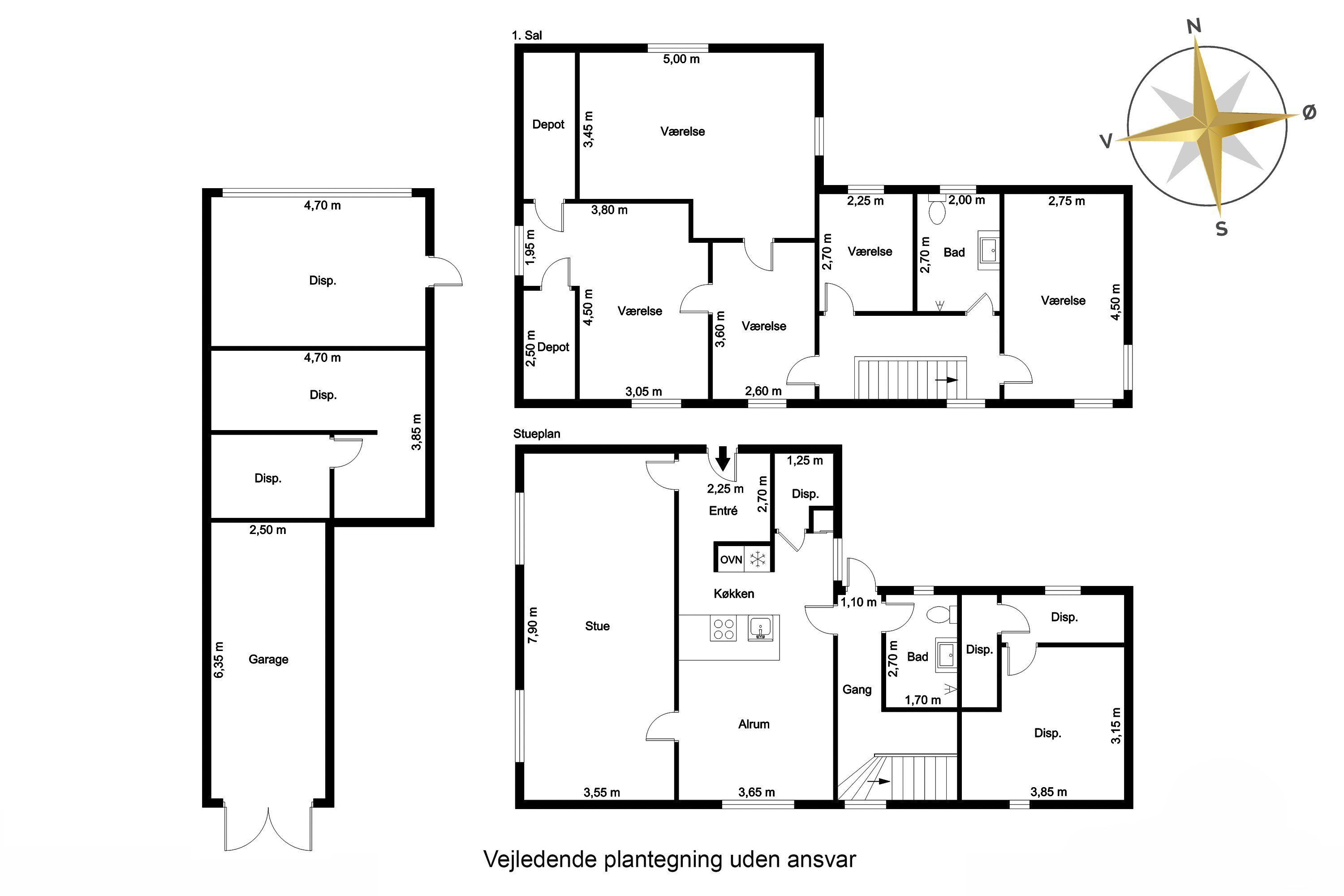 Plantegninger billede af Nymøllevej 5, 4652 Hårlev