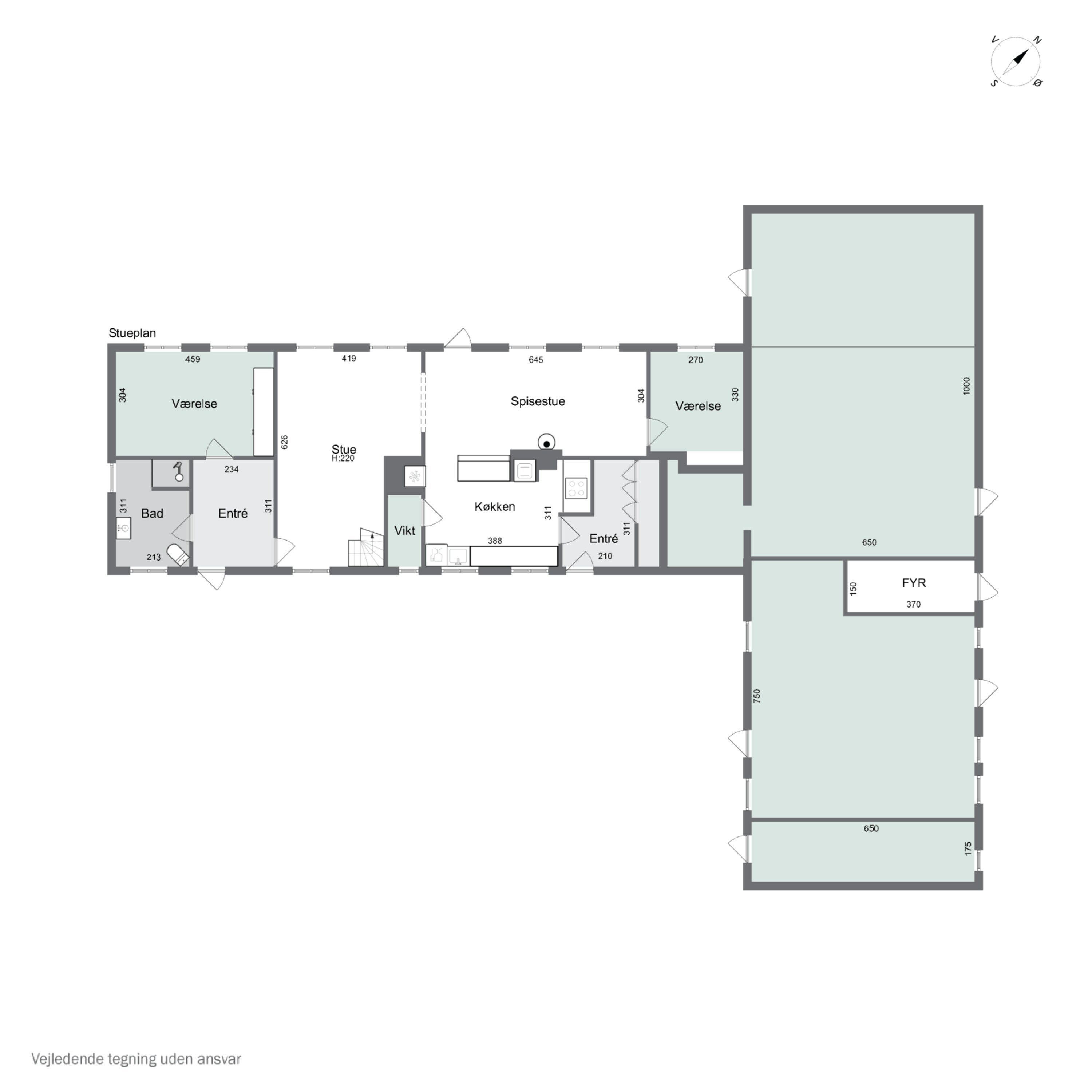 Plantegninger billede af Krækketsvej 3, Østerlars, 3760 Gudhjem